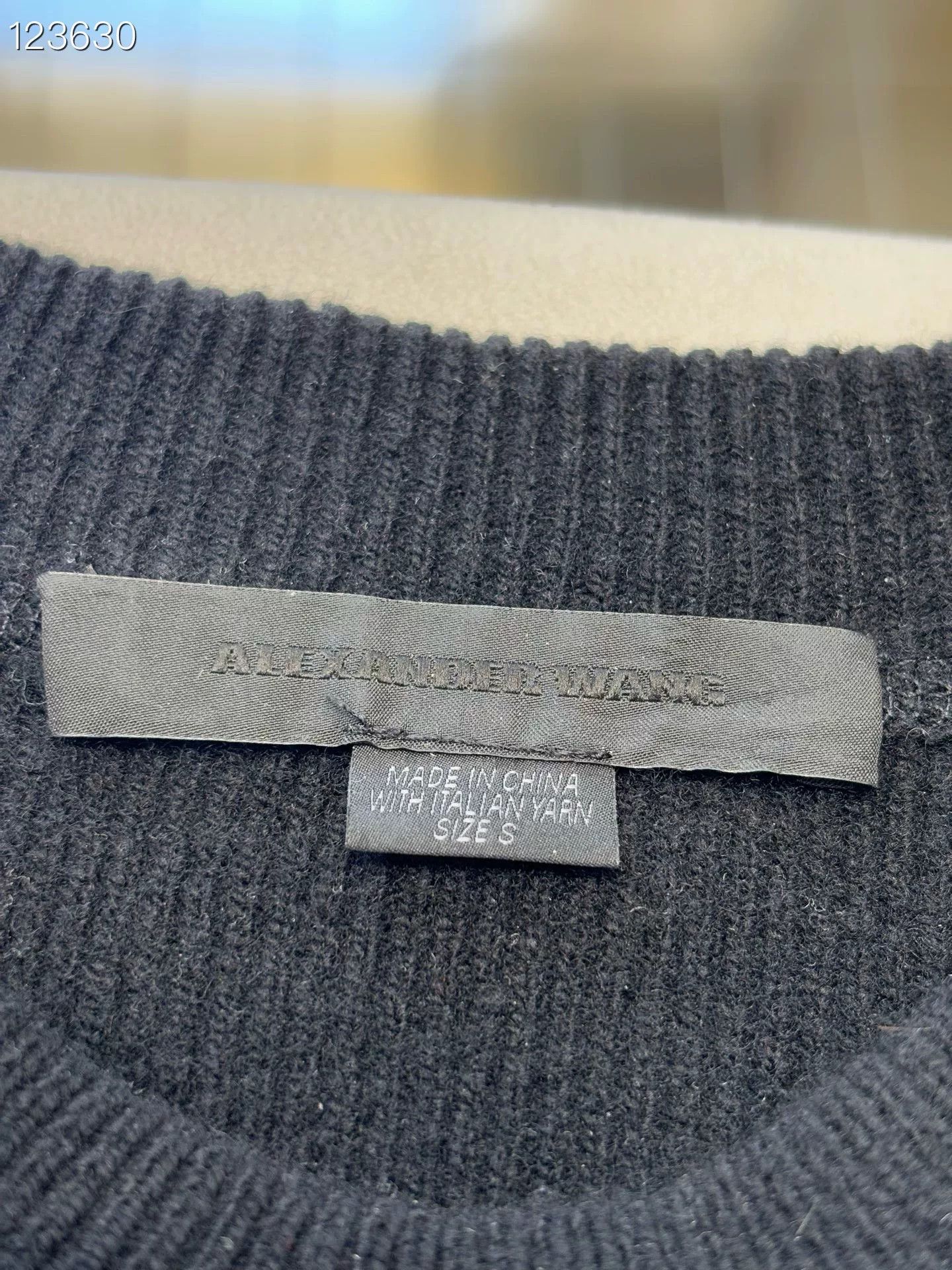 King Black Crew Neck Classic Sweater S Size S / US 4 / IT 40 - 3 Thumbnail
