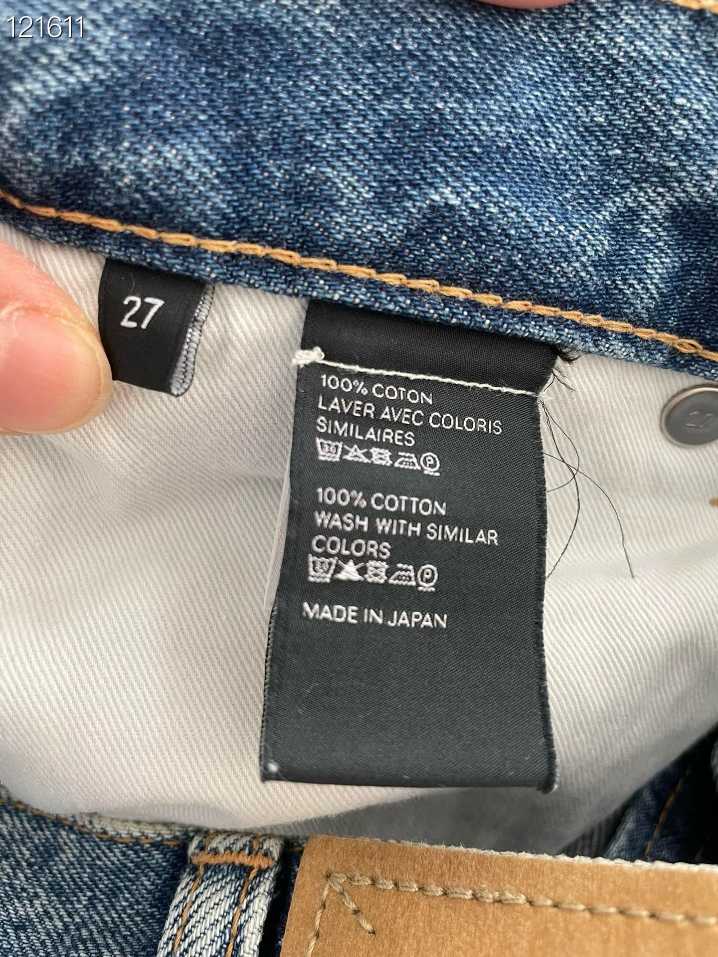 Celine Celine 080359v317 Straight-Leg Jeans Size 27" / US 4 / IT 40 - 3 Thumbnail