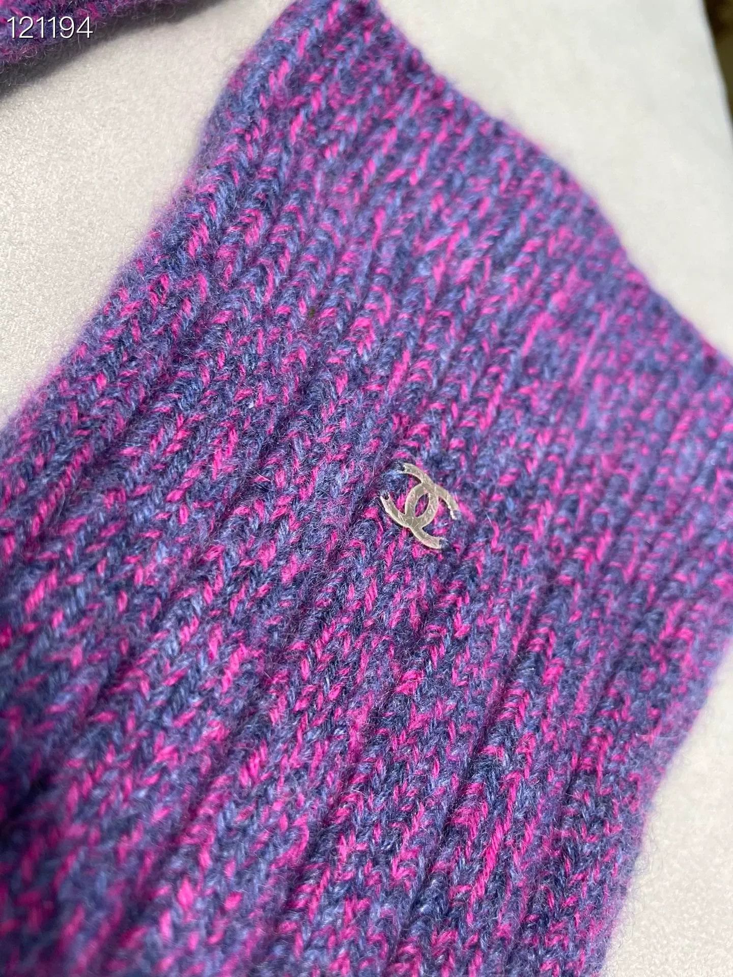 Chanel Chanel 22K Purple Cashmere Tights Size ONE SIZE - 2 Thumbnail
