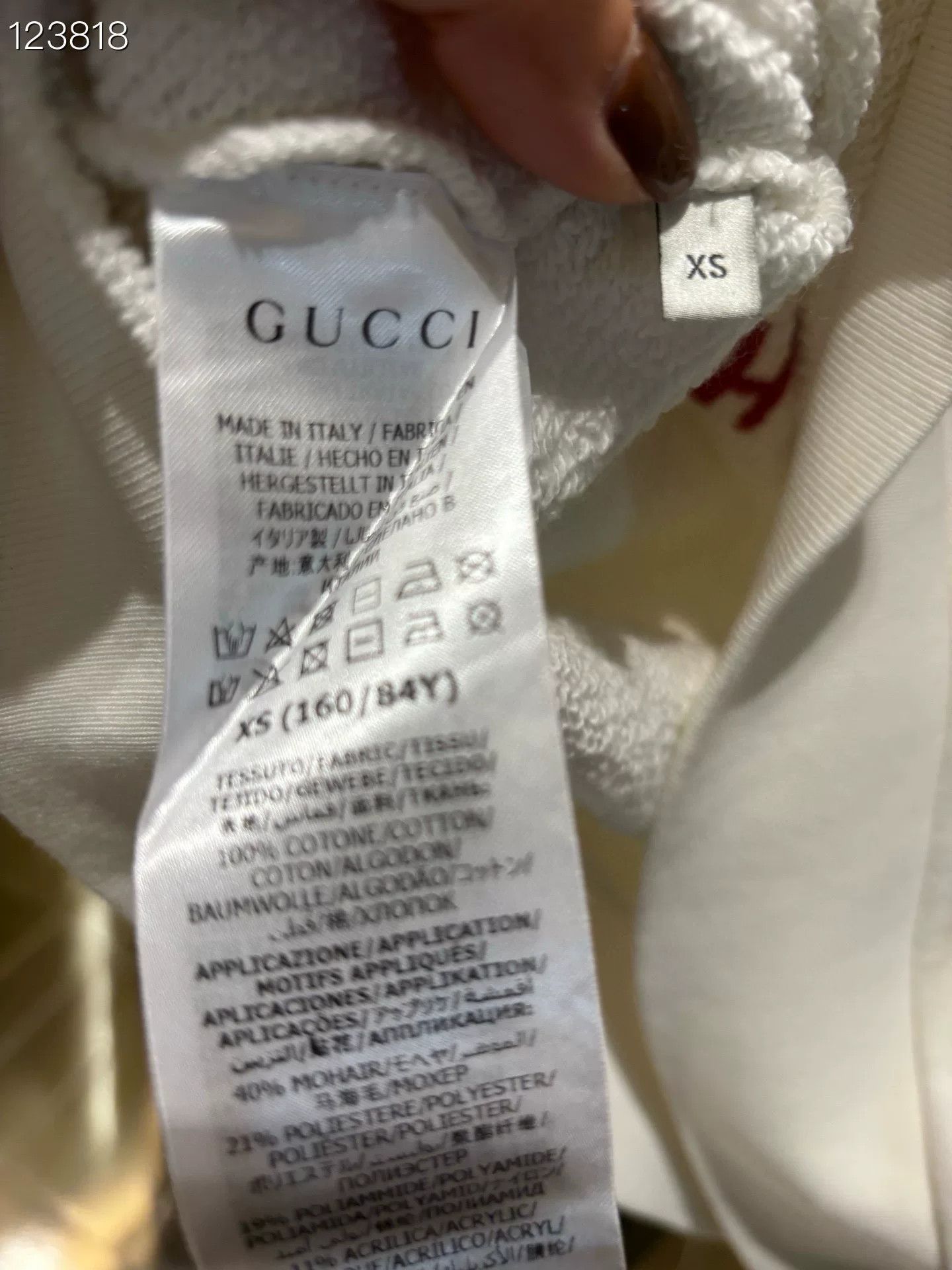 Gucci Gucci Deer Embroidery Fringe Sweatshirt Size XS / US 0-2 / IT 36-38 - 4 Thumbnail