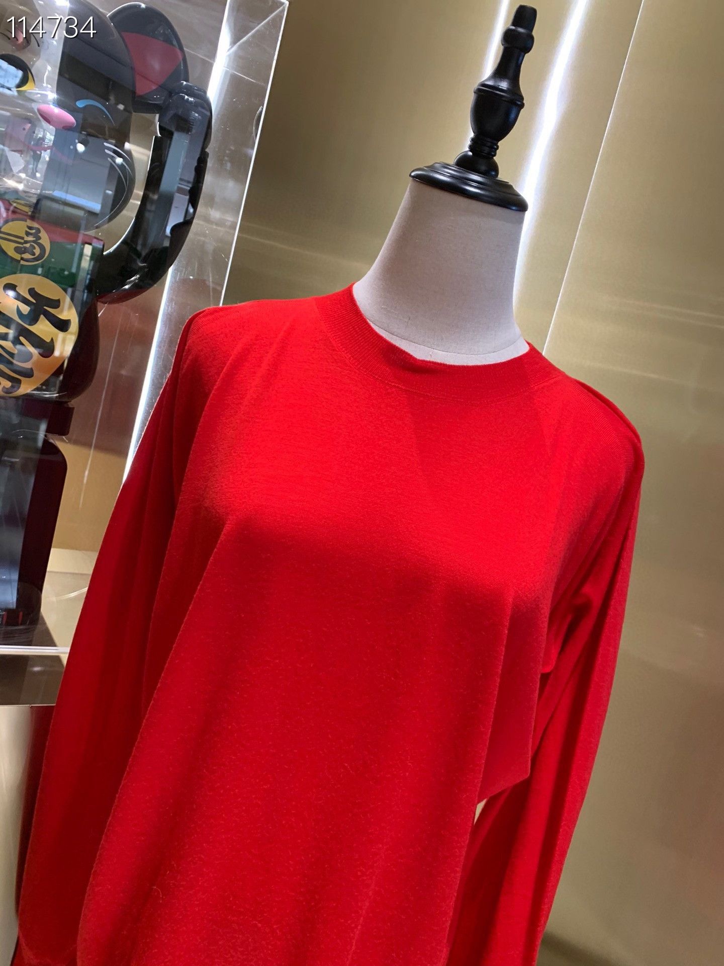 BV By Bodega Bottega Veneta Red Knit Sweater Size S / US 4 / IT 40 - 4 Thumbnail