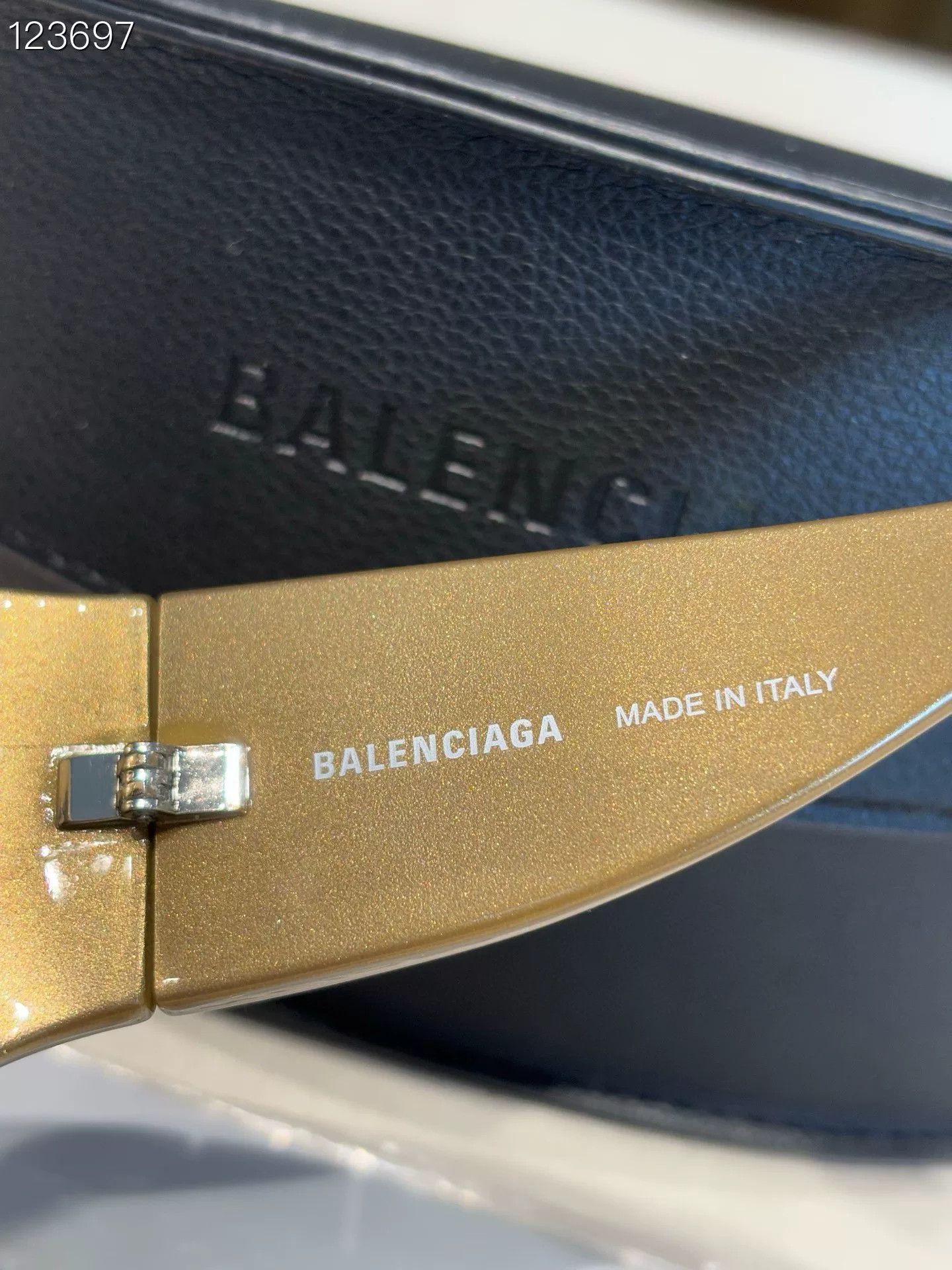 Balenciaga Balenciaga Reverse Xpander Gold Sunglasses Size ONE SIZE - 5 Thumbnail