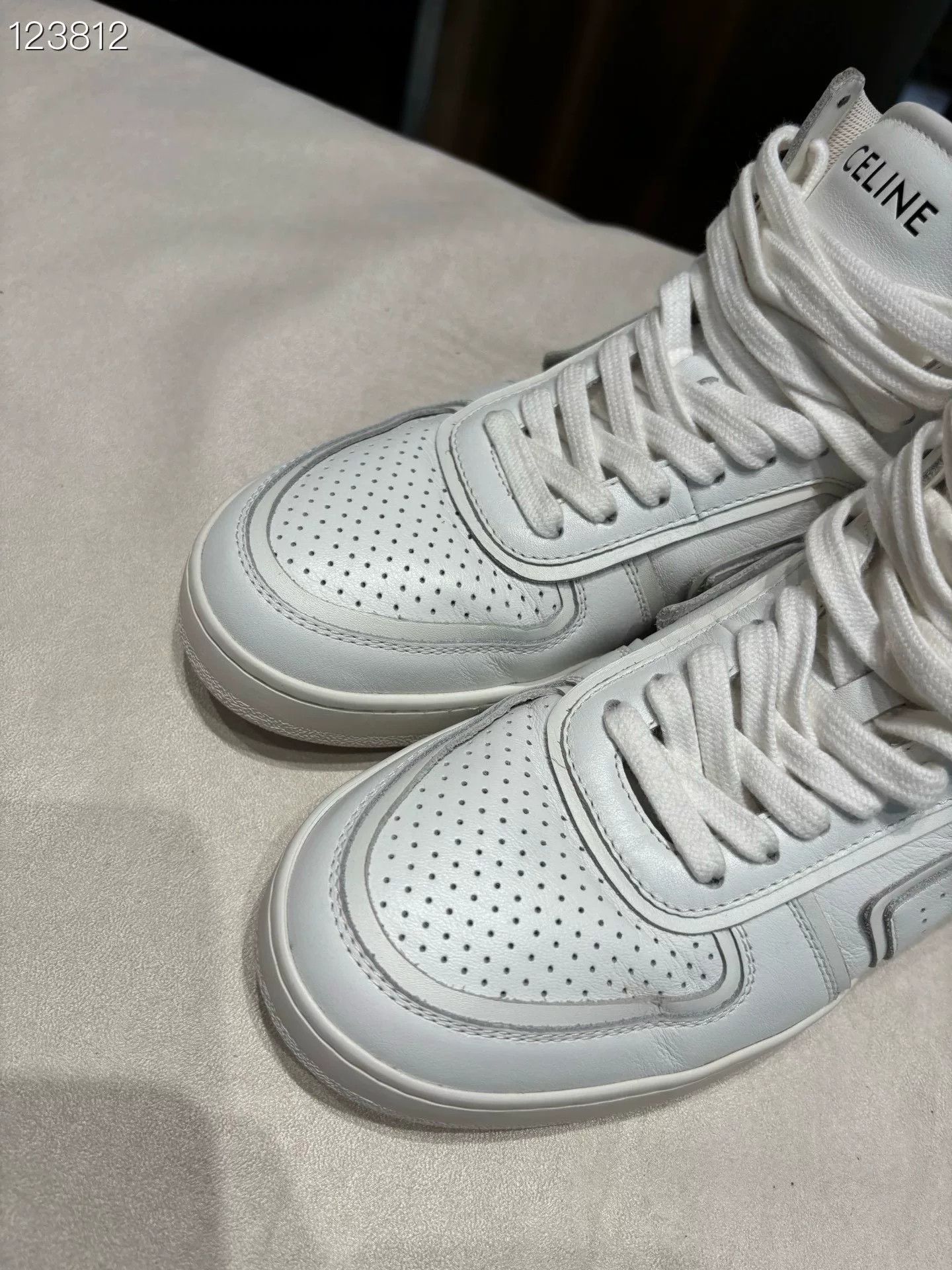 Celine Celine High-Top White Casual Shoes Size US 5 / IT 35 - 2 Thumbnail