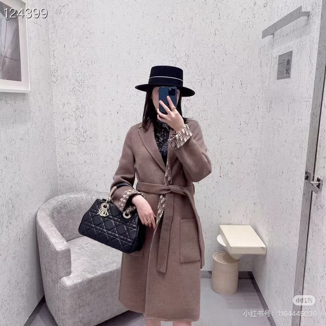 Dior Dior Robe-Style Belted Wool Coat Size M / US 6-8 / IT 42-44 - 8 Thumbnail