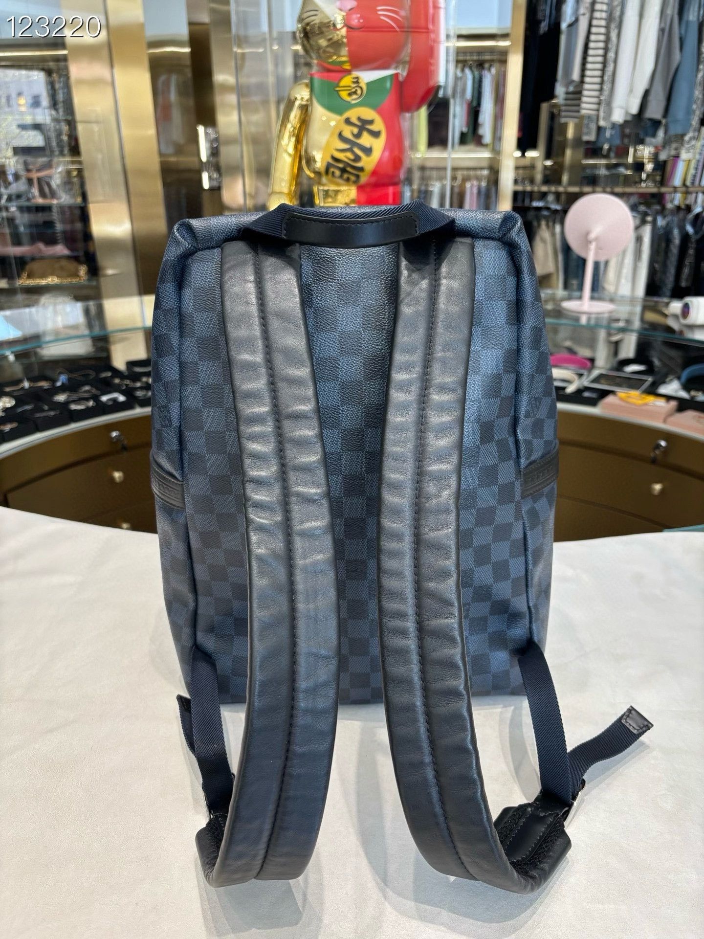 Louis Vuitton LV Limited Black Gray Palm Tree Checkerboard Backpack Size ONE SIZE - 2 Thumbnail
