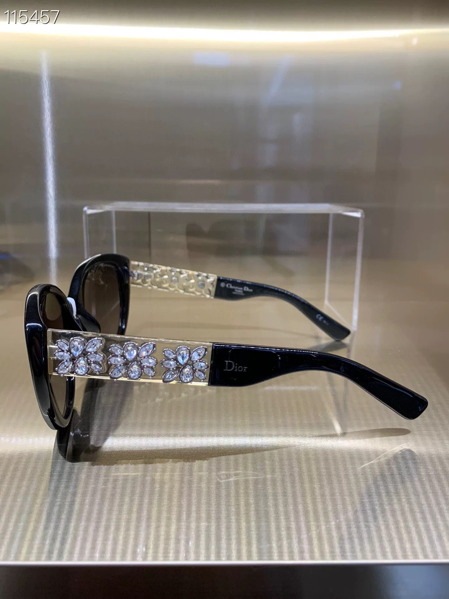Dior Dior x074785 Classic Sunglasses Size ONE SIZE - 4 Thumbnail