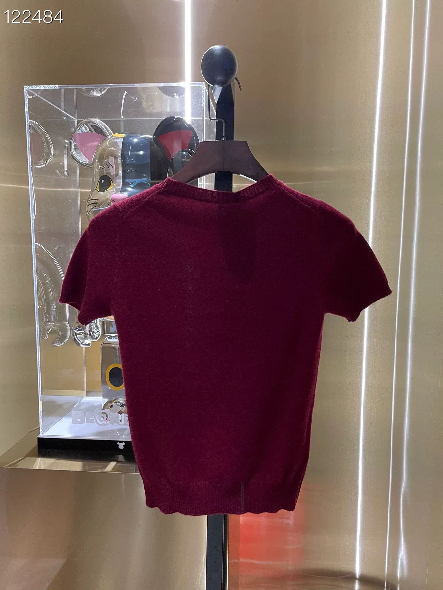 Miu Miu Miu Miu 2024 Cashmere Knit Short-Sleeve Top Size XS / US 0-2 / IT 36-38 - 2 Thumbnail