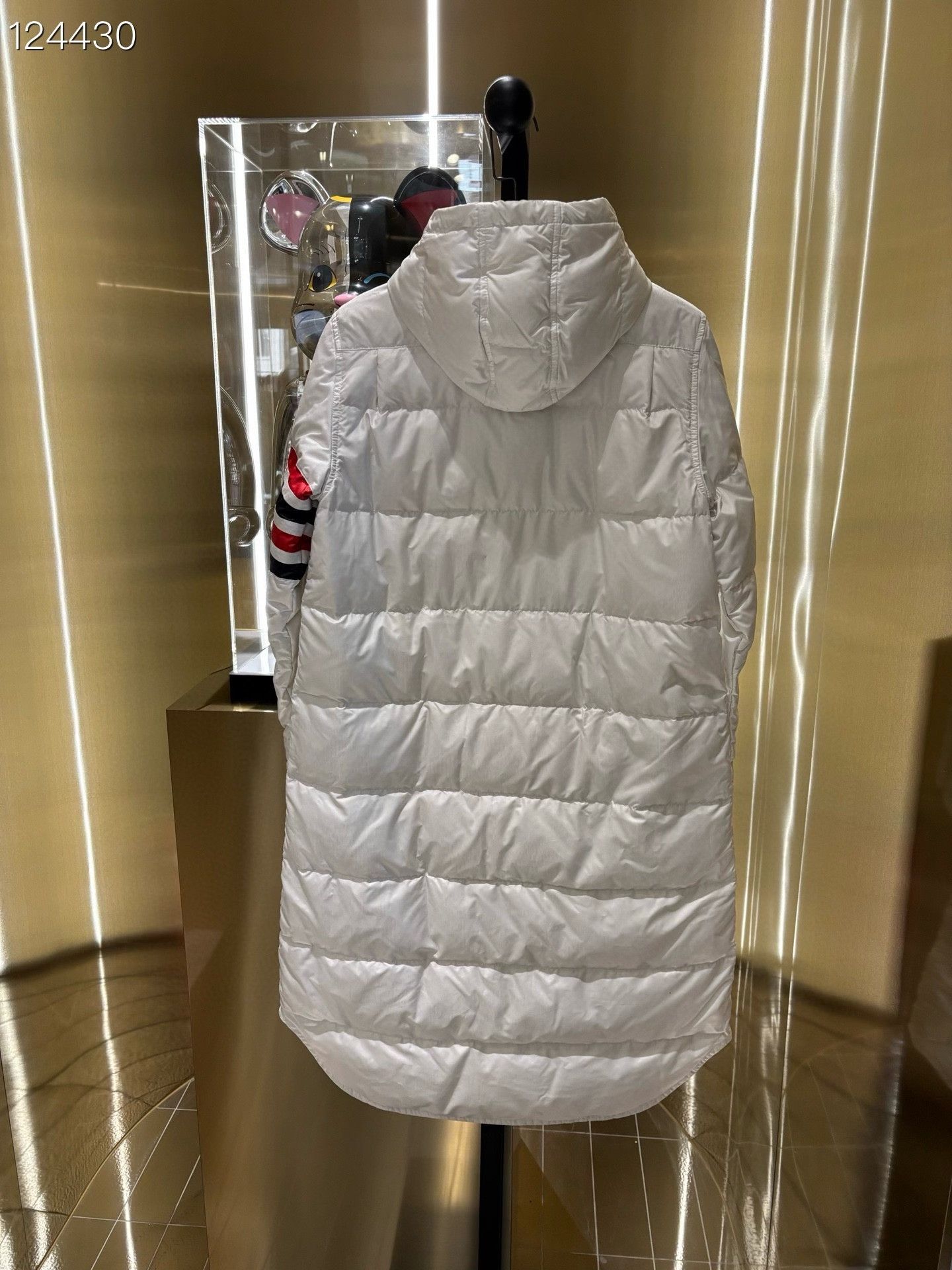 Ted Baker Women's White Long Hooded Down Jacket Size M / US 6-8 / IT 42-44 - 2 Thumbnail