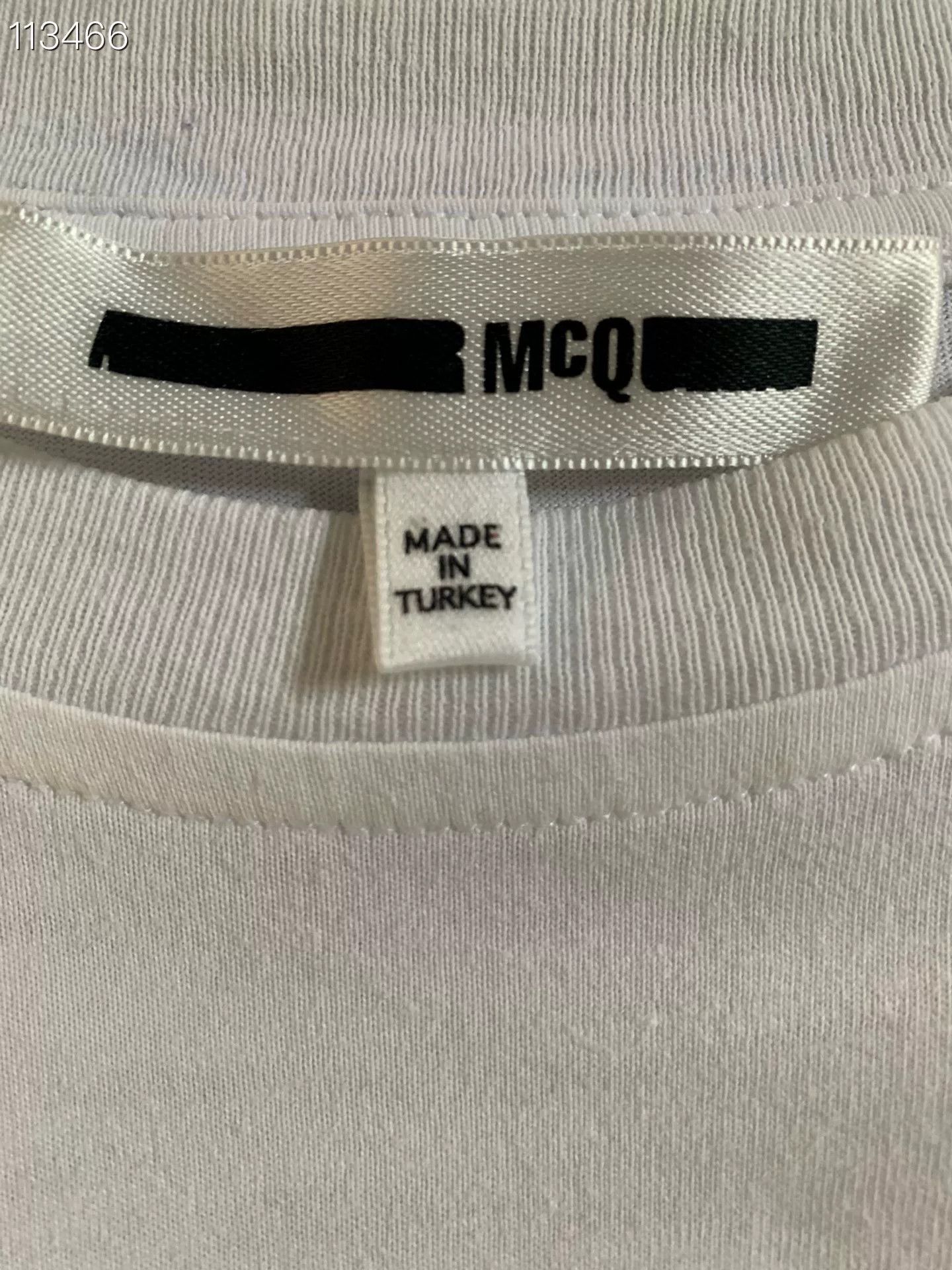 McQ Alexander McQueen McQueen Slim Fit White T-Shirt XS Size US XS / EU 42 / 0 - 5 Thumbnail