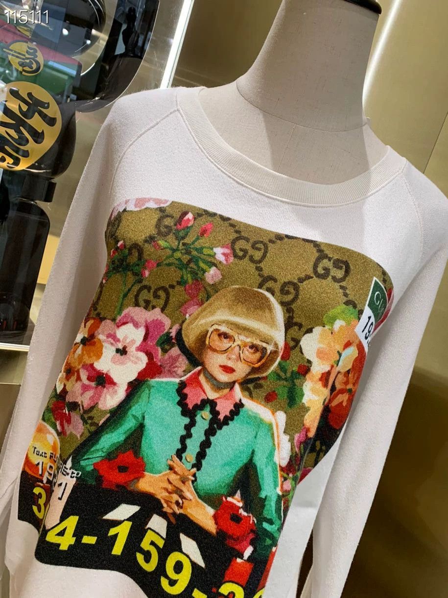 Gucci Gucci Classic Beauty Pattern Sweatshirt Size S / US 4 / IT 40 - 3 Thumbnail