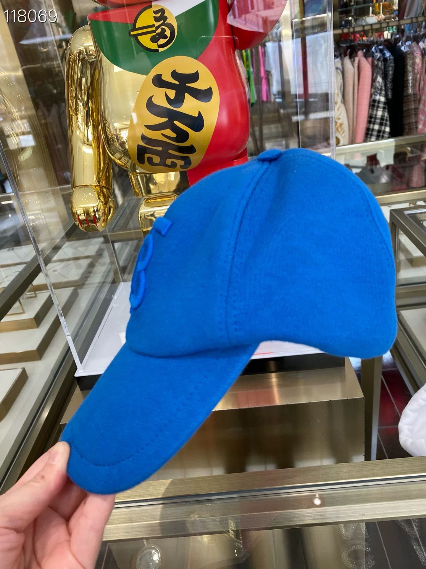 Burberry Burberry Cotton Blue Baseball Cap S Size ONE SIZE - 2 Thumbnail