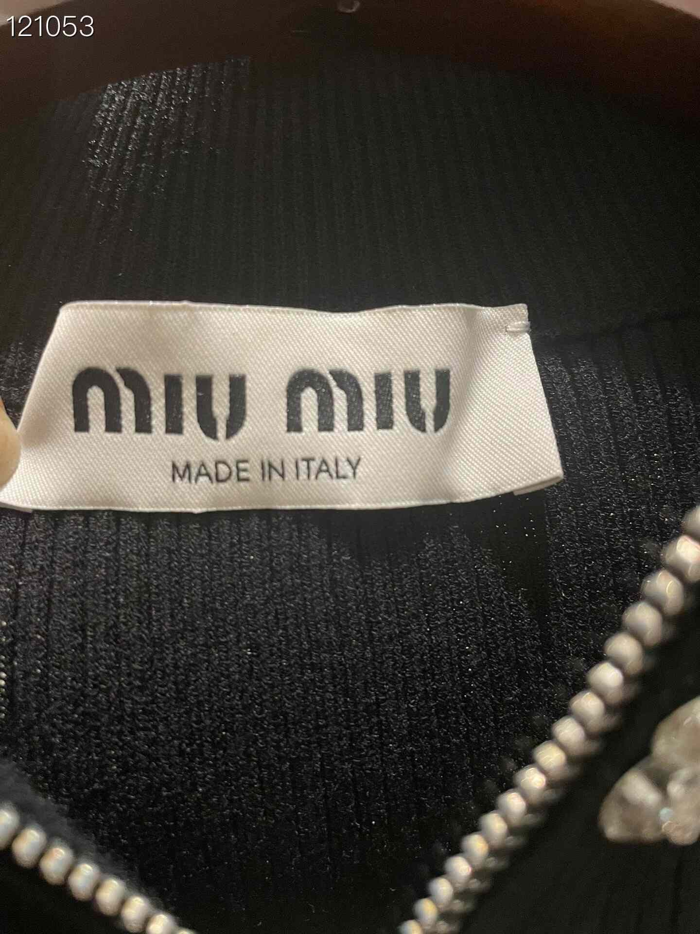 Miu Miu Miumiu Logo Embroidered Diamante Turtleneck Sweater Size S / US 4 / IT 40 - 3 Thumbnail