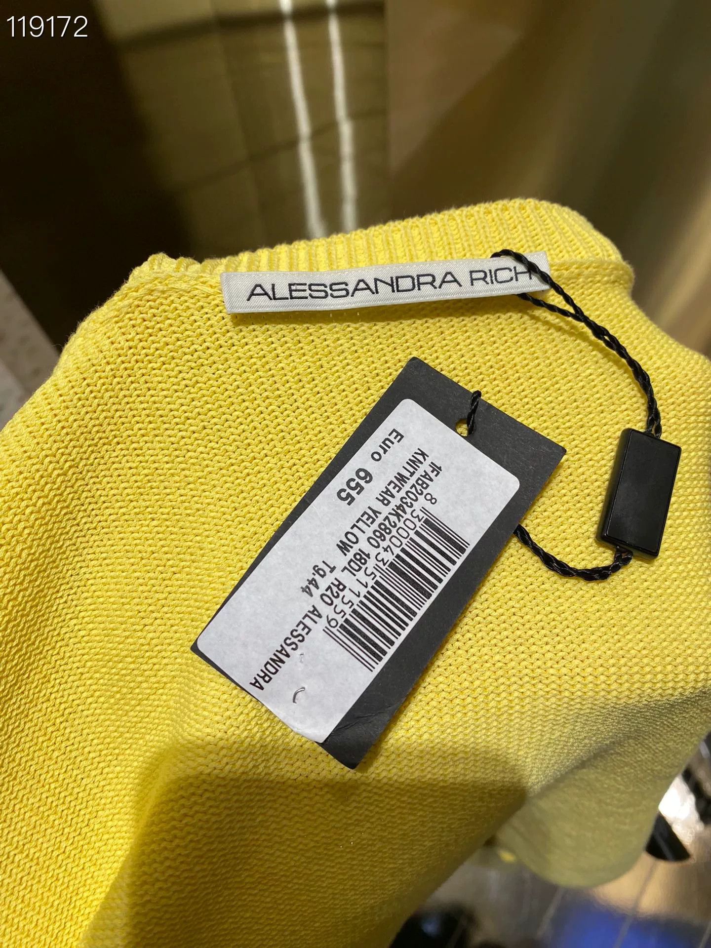 Alessandra Rich ALESSANDRA RICH Yellow Short Cardigan Size M / US 6-8 / IT 42-44 - 4 Thumbnail