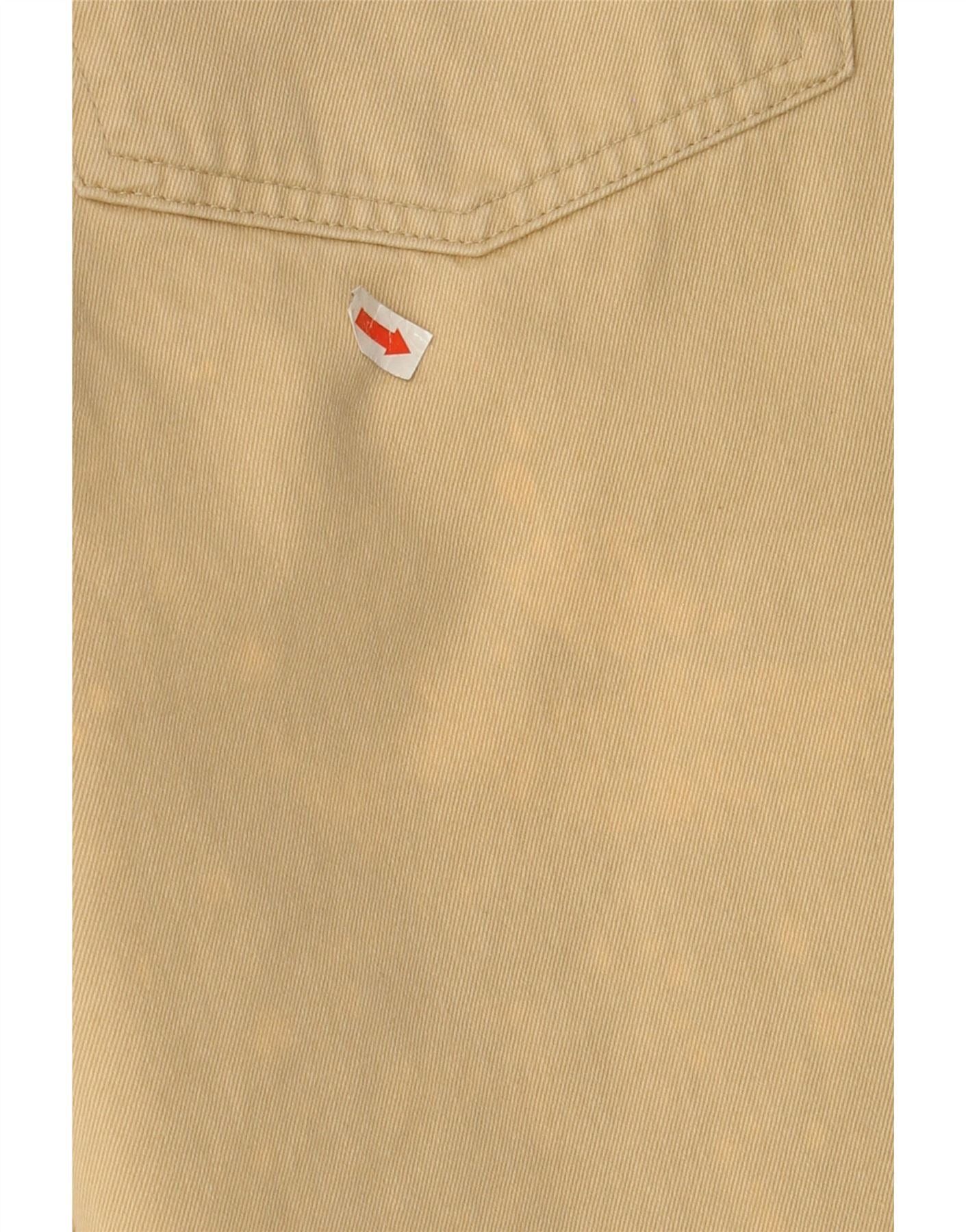 Diesel Womens Straight Casual Trousers W33 L33 Beige Cotton Size 24" / US 00 / IT 34 - 3 Thumbnail