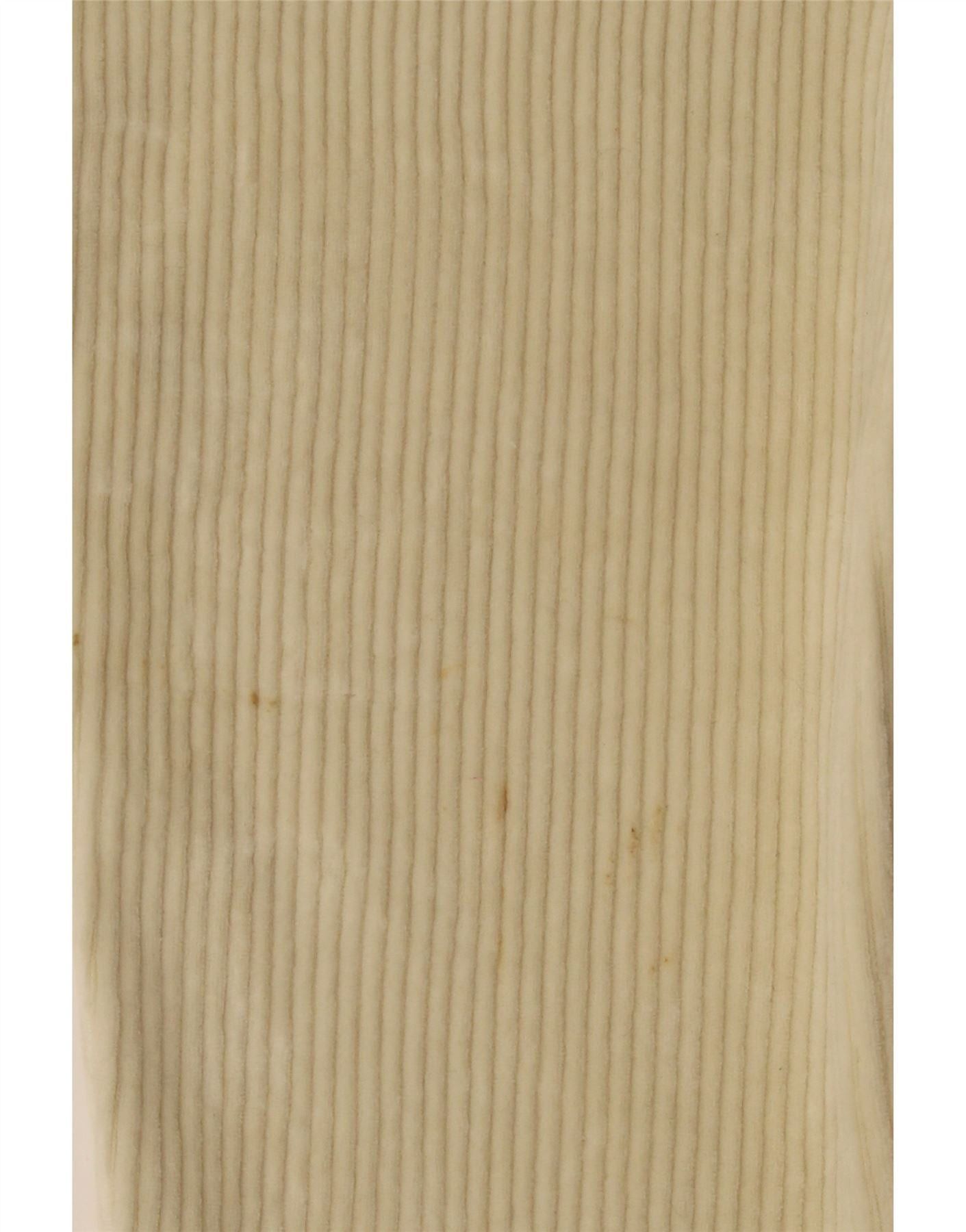 Ralph Lauren Womens Slim Corduroy Trousers Medium W28 L29 Beige Cotton Size 30" / US 8 / IT 44 - 3 Thumbnail
