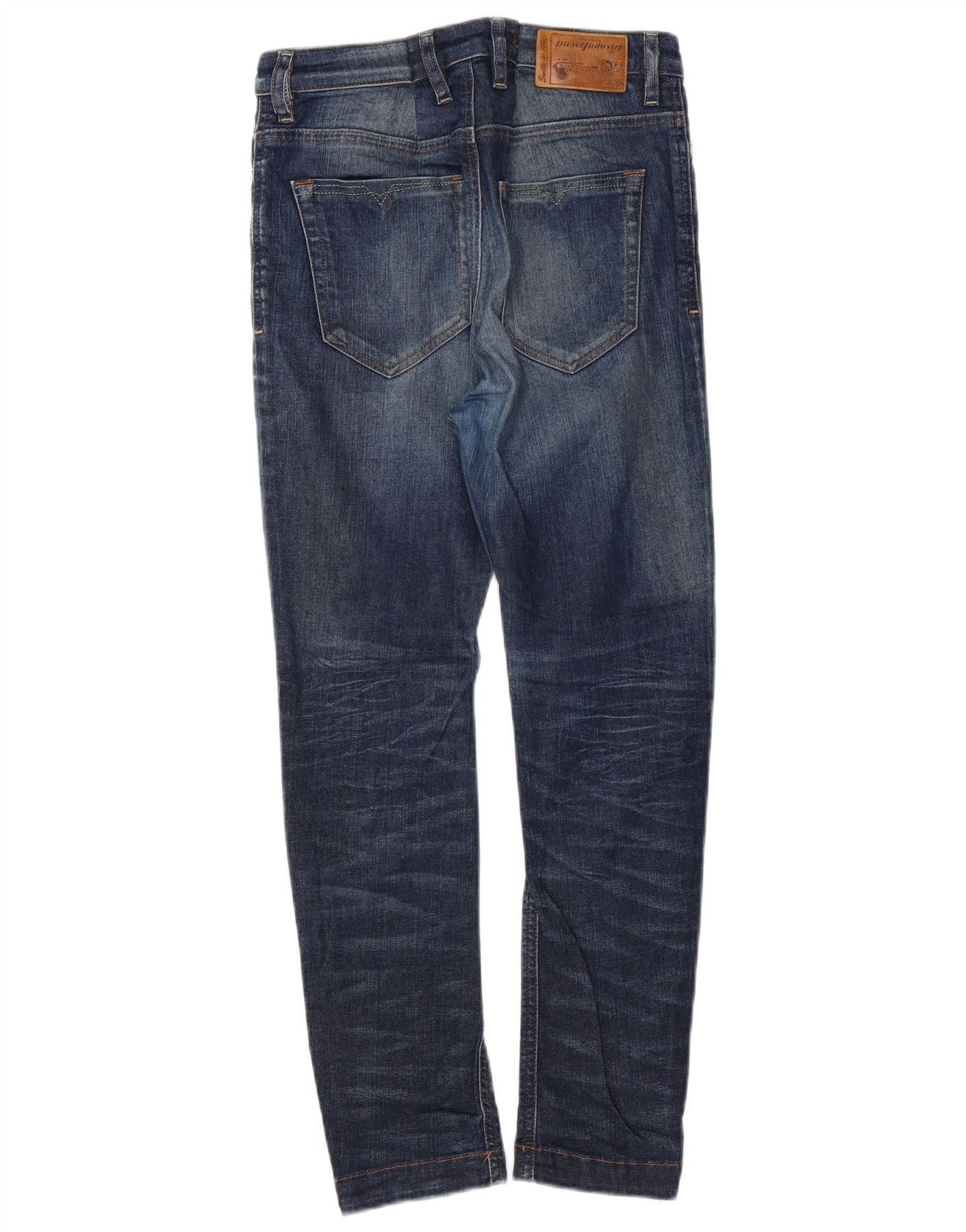 Diesel Womens Easee Low Waist Relaxed Fit Straight Jeans W24 L25 Bl Size 42" / US 20 - 2 Thumbnail