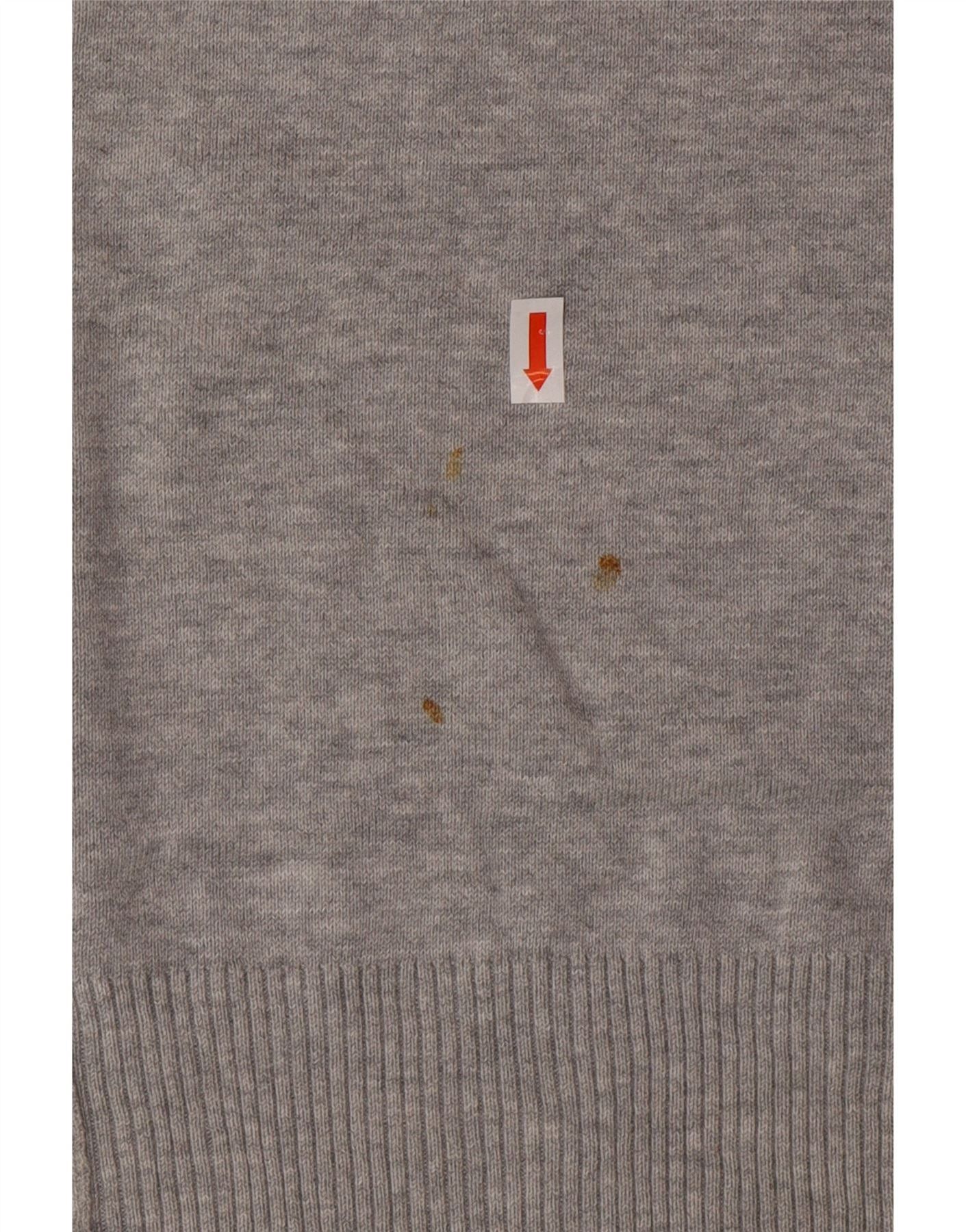 Diesel Mens Graphic Crew Neck Jumper Sweater Large Grey Cotton Size US L / EU 52-54 / 3 - 3 Thumbnail
