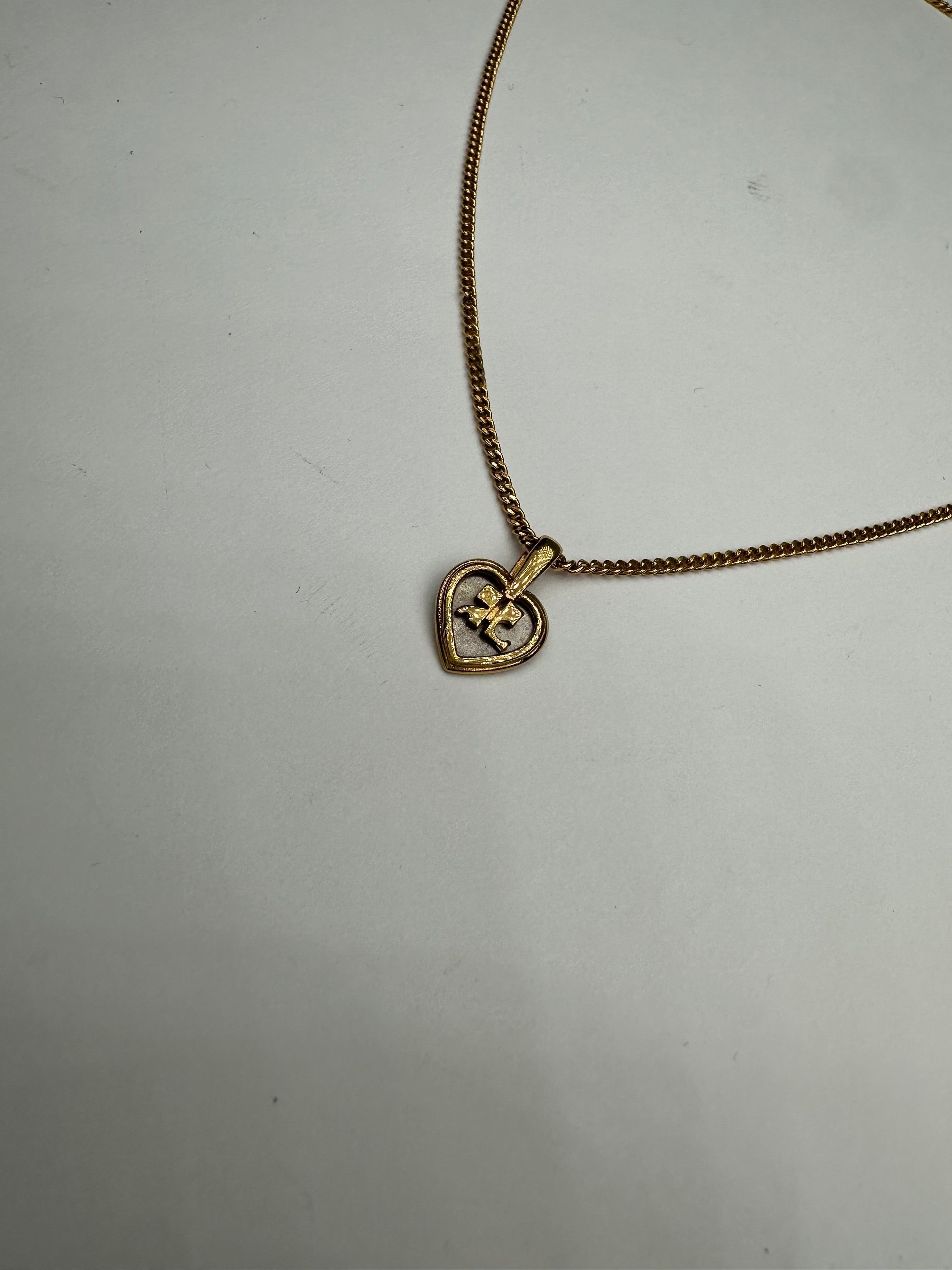 Courreges Vintage Gold Plated Collier Gold White Size ONE SIZE - 8 Thumbnail