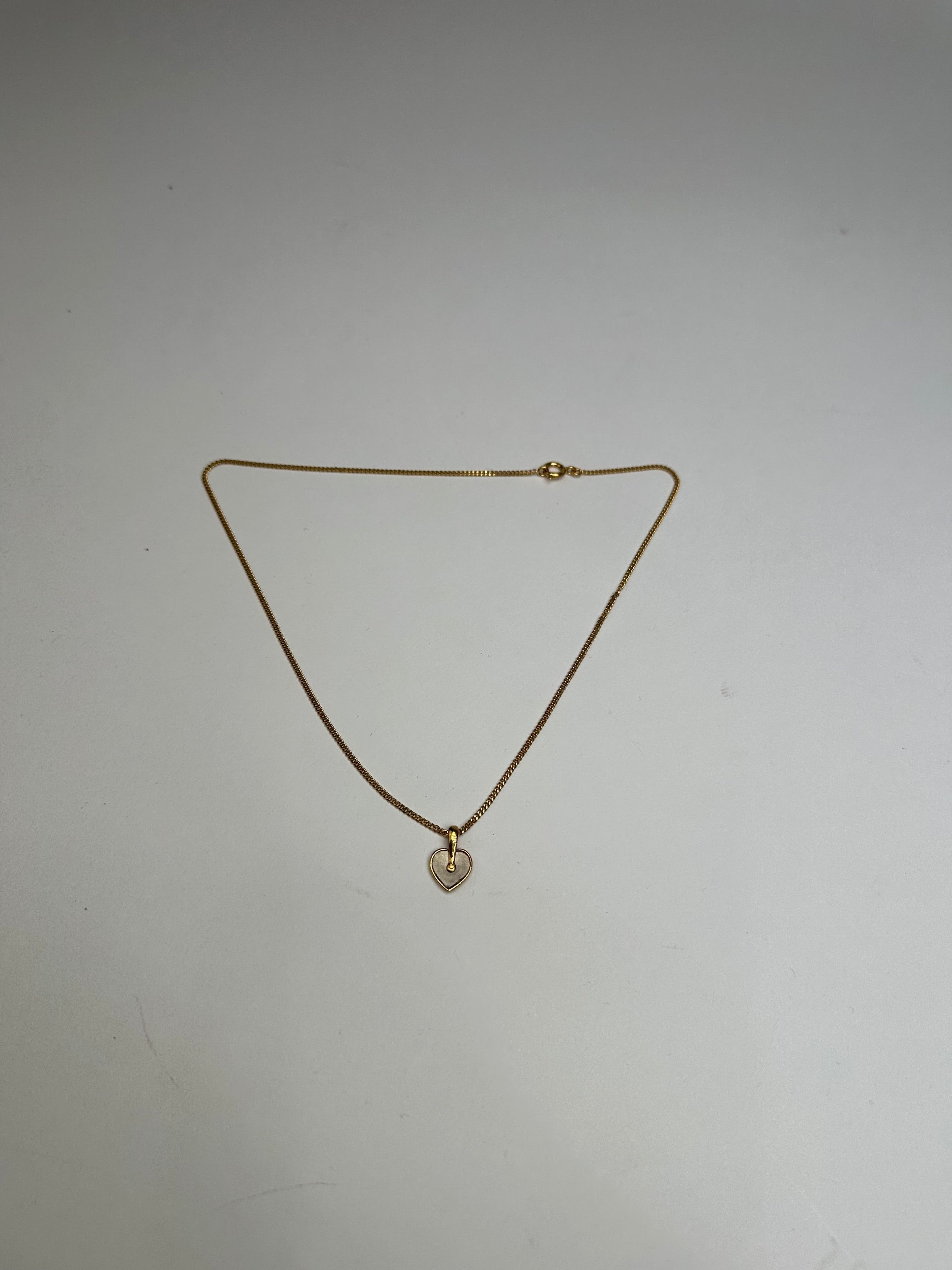 Courreges Vintage Gold Plated Collier Gold White Size ONE SIZE - 14 Thumbnail