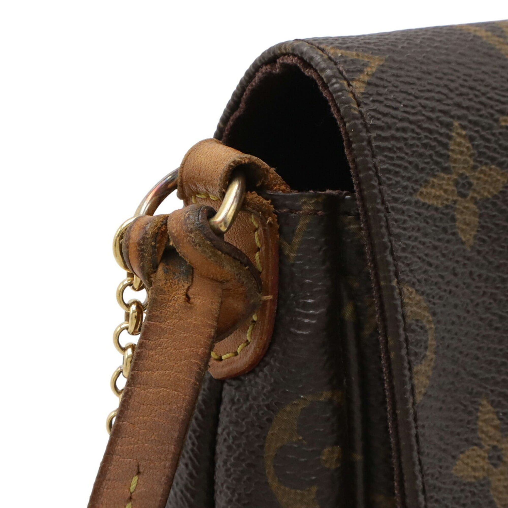 Louis Vuitton Louis Vuitton Monogram Favorite MM Shoulder Bag Chain Clutch M40718 Size ONE SIZE - 7 Thumbnail