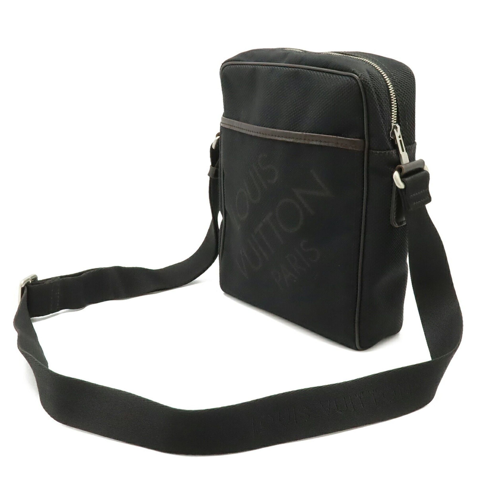 Louis Vuitton LOUIS VUITTON Damier Geant Citadin NM Shoulder Bag, Canvas, Black (M93223) Size ONE SIZE - 3 Thumbnail