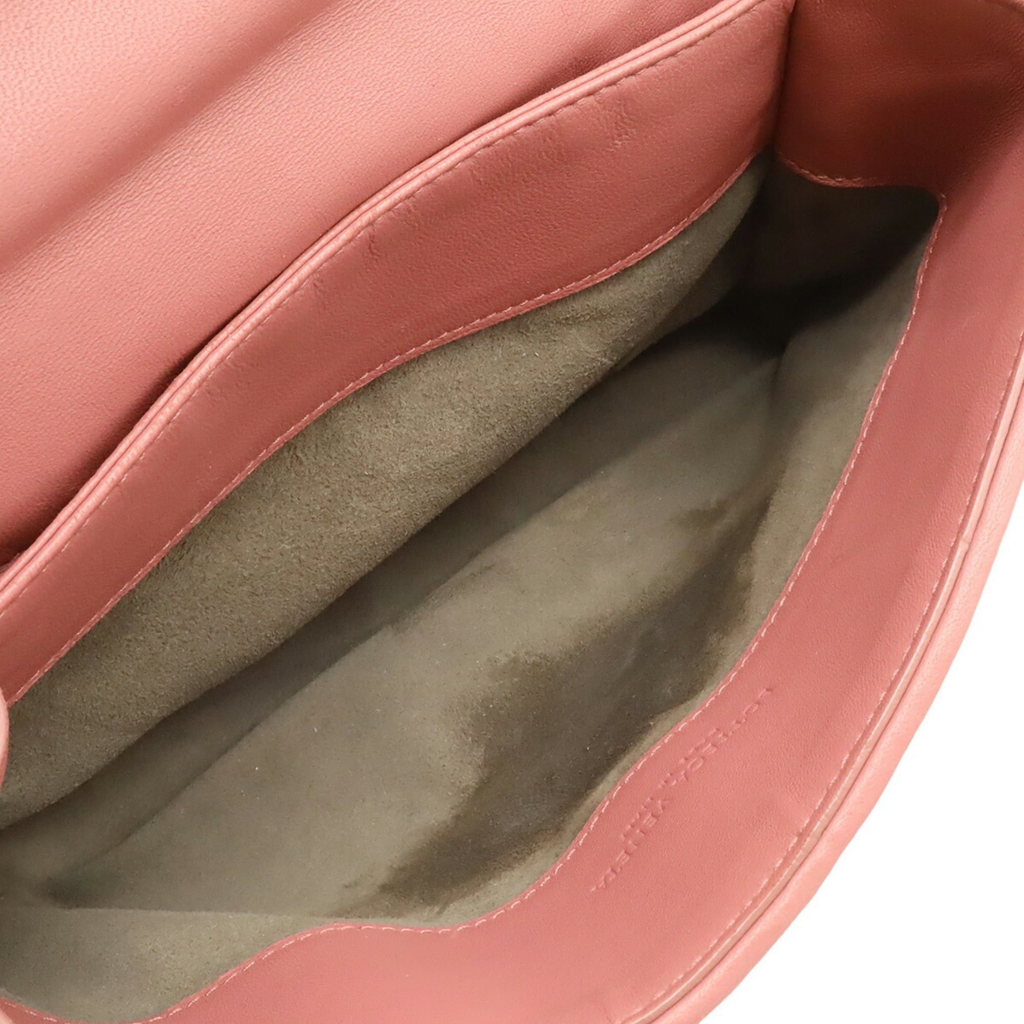 Bottega Veneta BOTTEGA VENETA Olympia Intrecciato Small Shoulder Bag, Chain Strap, Leather, Pink, 386498 Size ONE SIZE - 7 Thumbnail