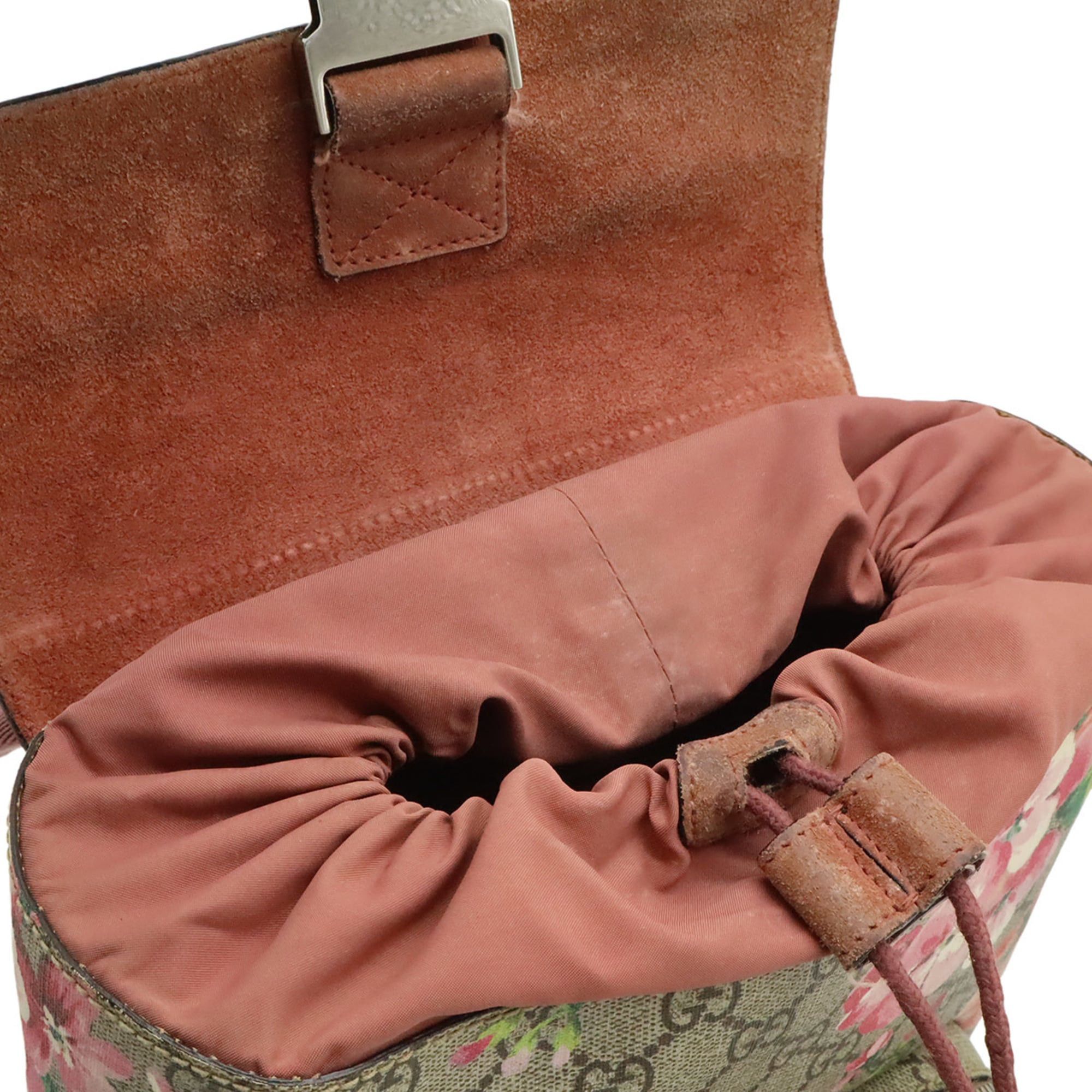 Gucci GUCCI GG Blooms Supreme Backpack Rucksack Daypack Flower Beige Pink Multicolor 410544 Size ONE SIZE - 9 Thumbnail