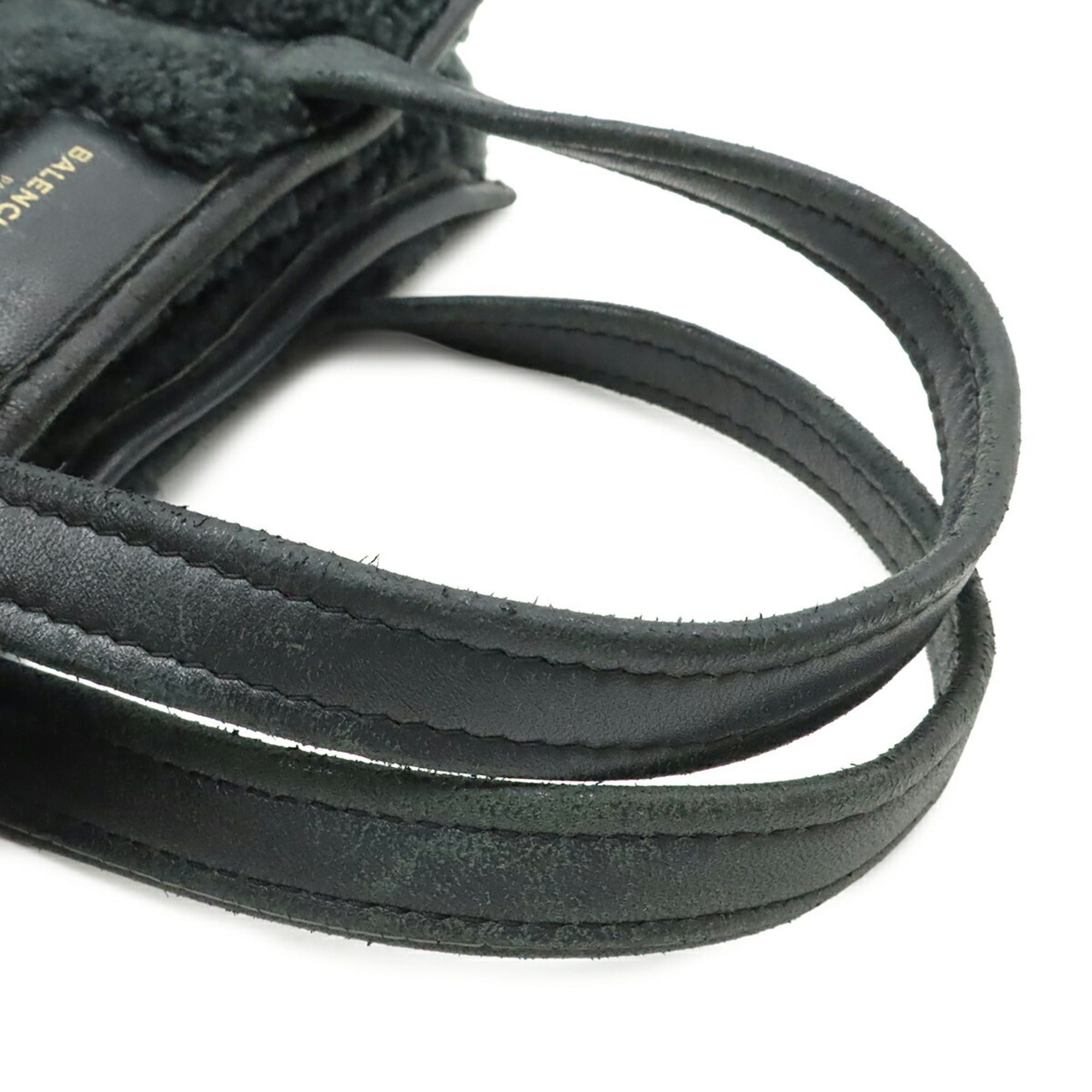 Balenciaga BALENCIAGA Bazaar Shopper XS Handbag Shoulder Bag Leather Shearling Black 452458 Size ONE SIZE - 5 Thumbnail