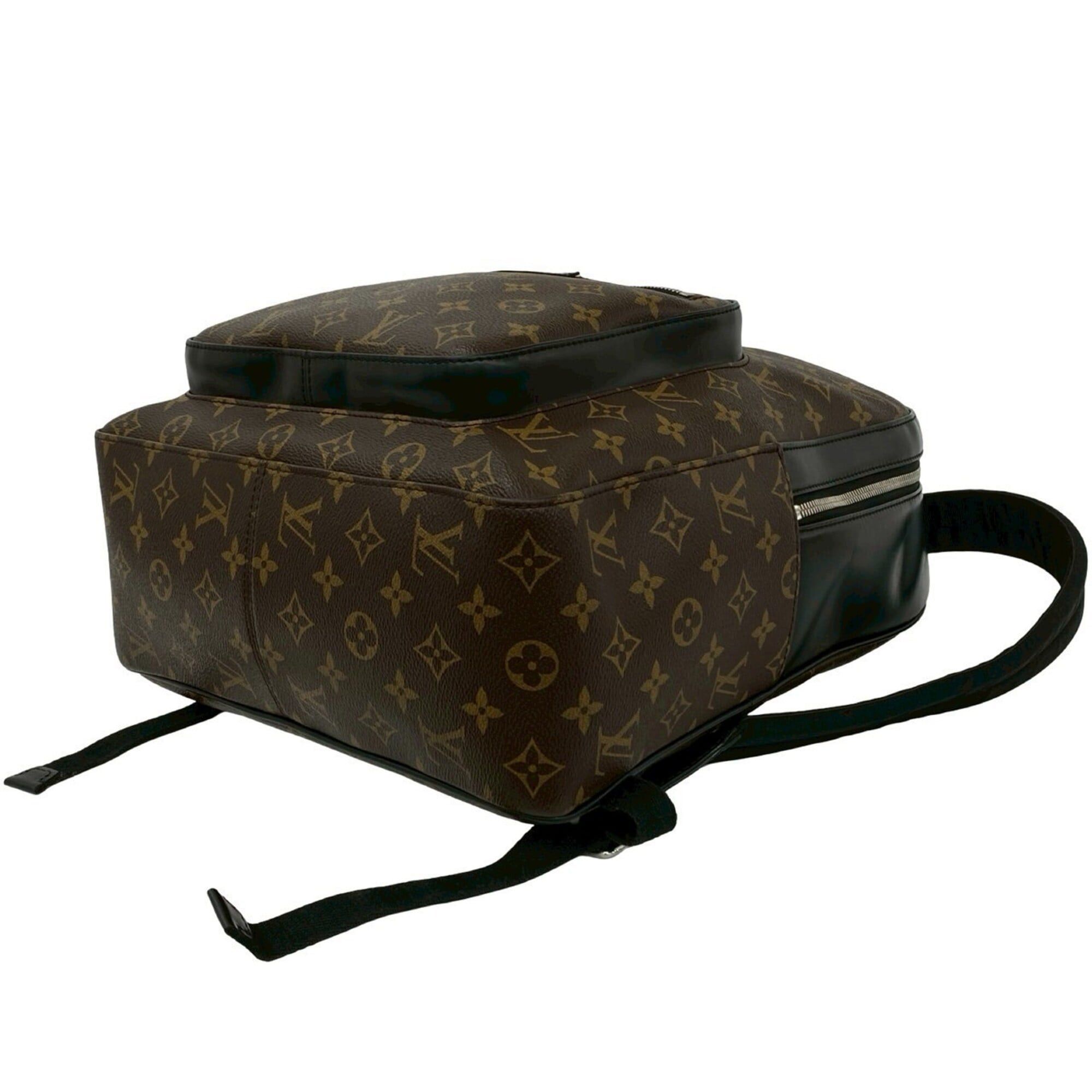 Louis Vuitton LOUIS VUITTON Josh Monogram Macassar Leather Backpack, Brown, 31373 Size ONE SIZE - 8 Thumbnail
