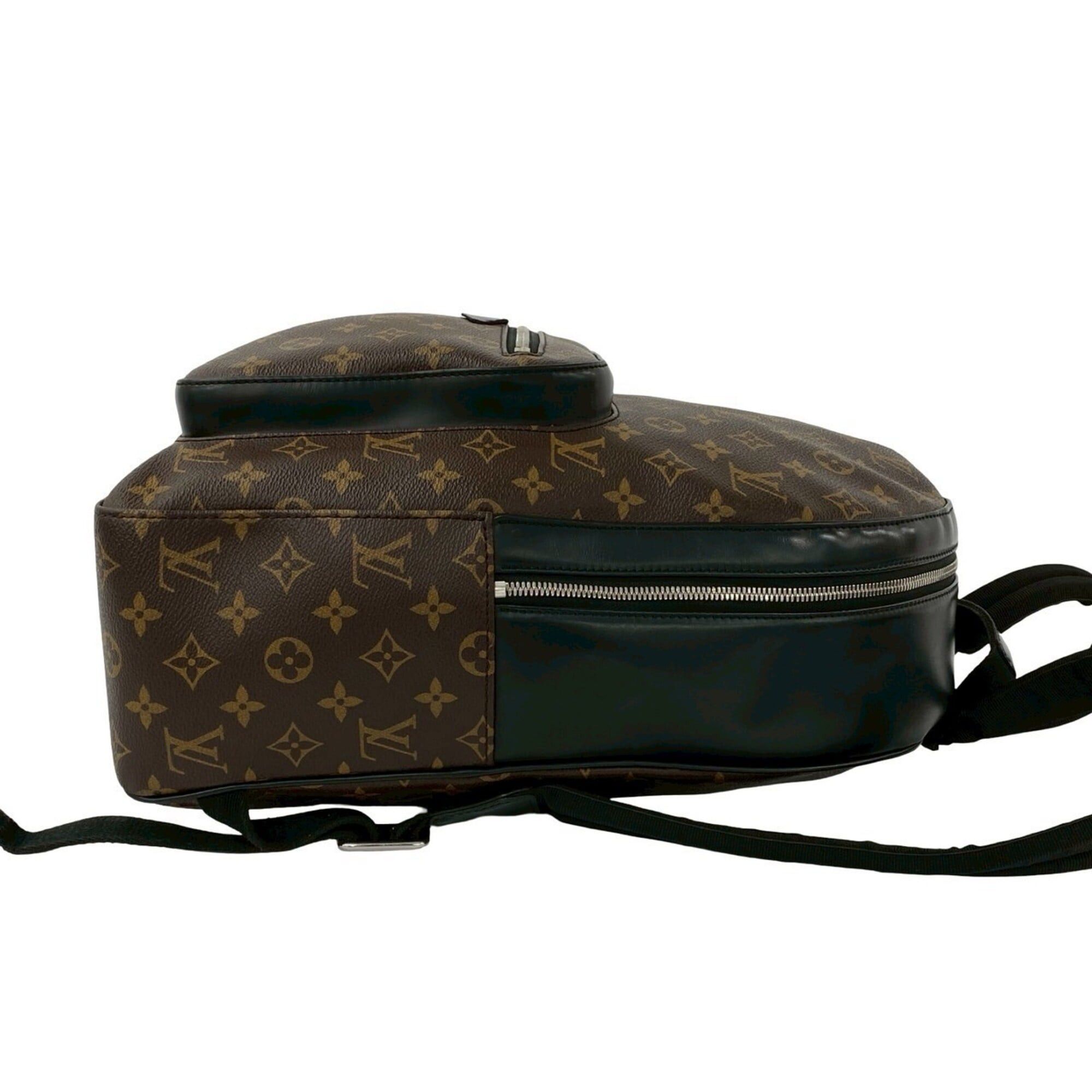 Louis Vuitton LOUIS VUITTON Josh Monogram Macassar Leather Backpack, Brown, 31373 Size ONE SIZE - 6 Thumbnail