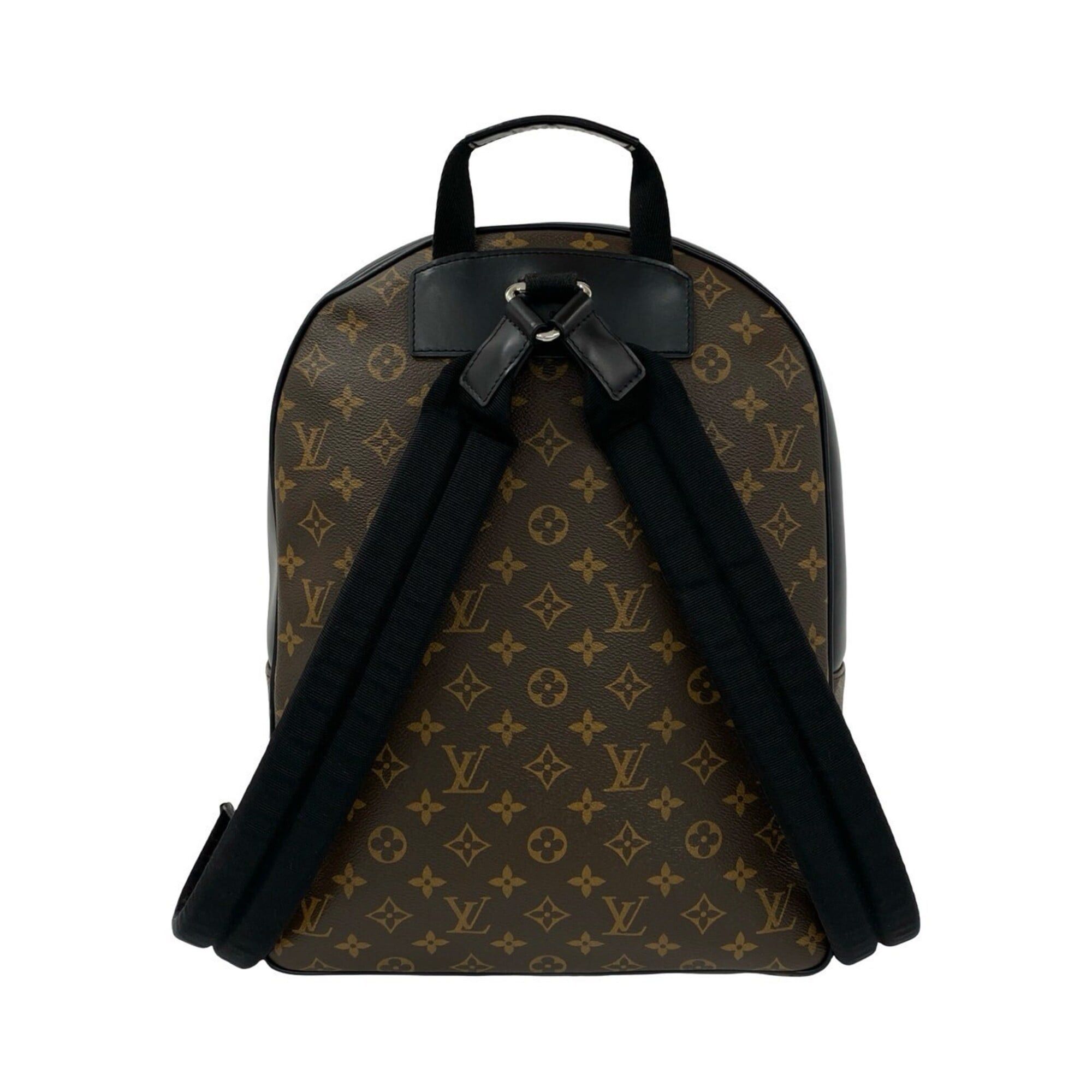 Louis Vuitton LOUIS VUITTON Josh Monogram Macassar Leather Backpack, Brown, 31373 Size ONE SIZE - 3 Thumbnail