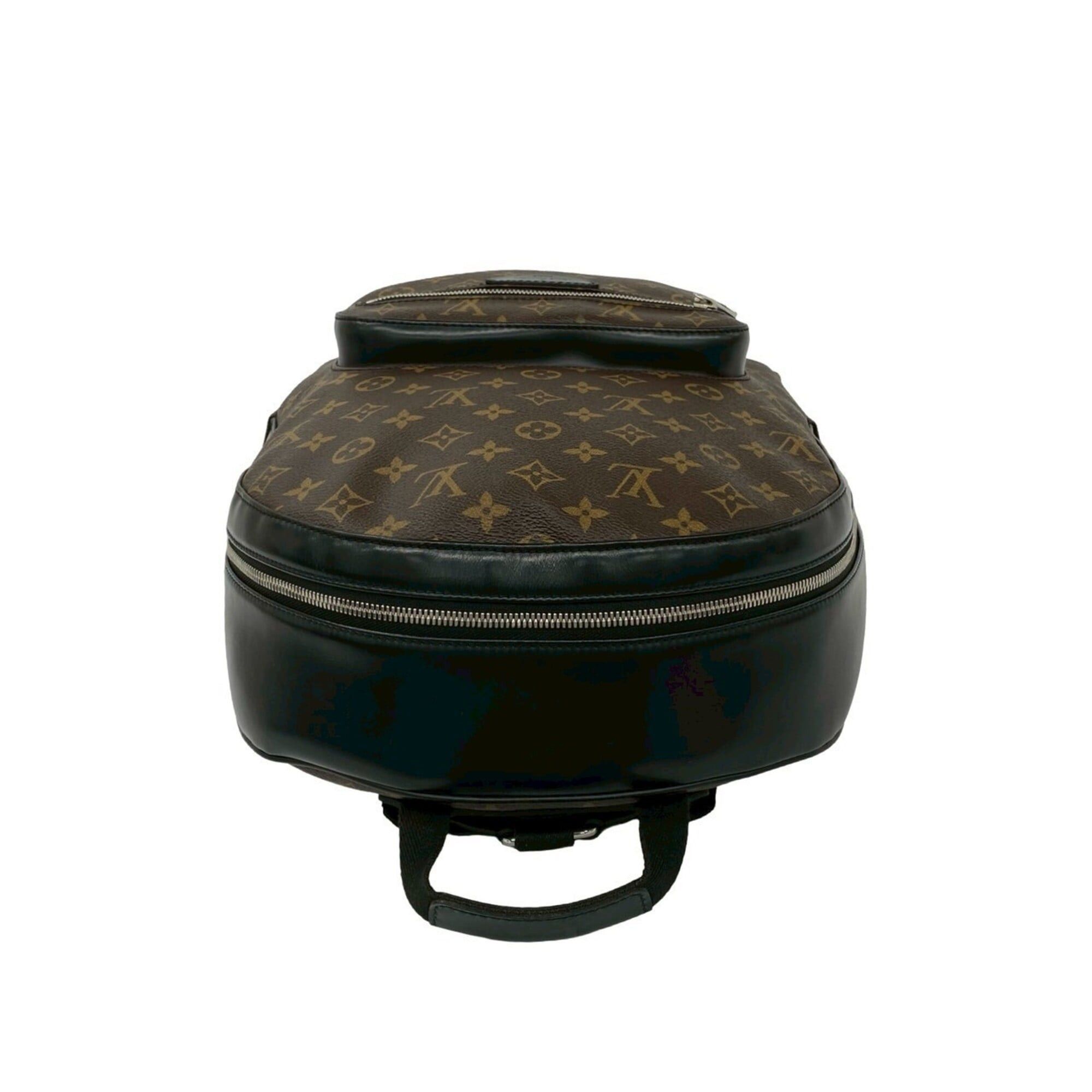 Louis Vuitton LOUIS VUITTON Josh Monogram Macassar Leather Backpack, Brown, 31373 Size ONE SIZE - 4 Thumbnail