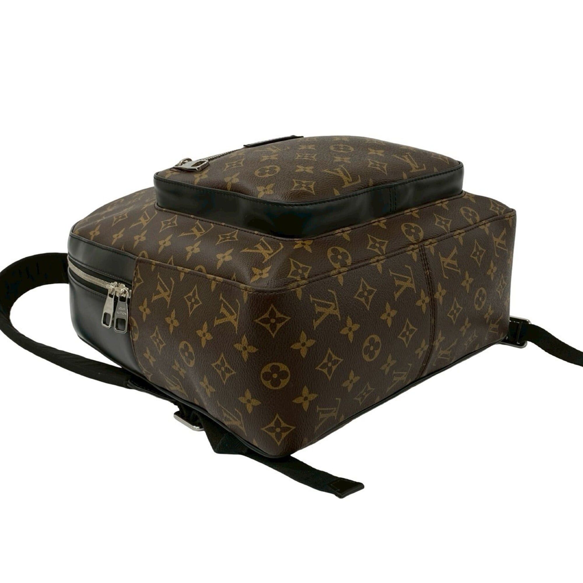 Louis Vuitton LOUIS VUITTON Josh Monogram Macassar Leather Backpack, Brown, 31373 Size ONE SIZE - 7 Thumbnail