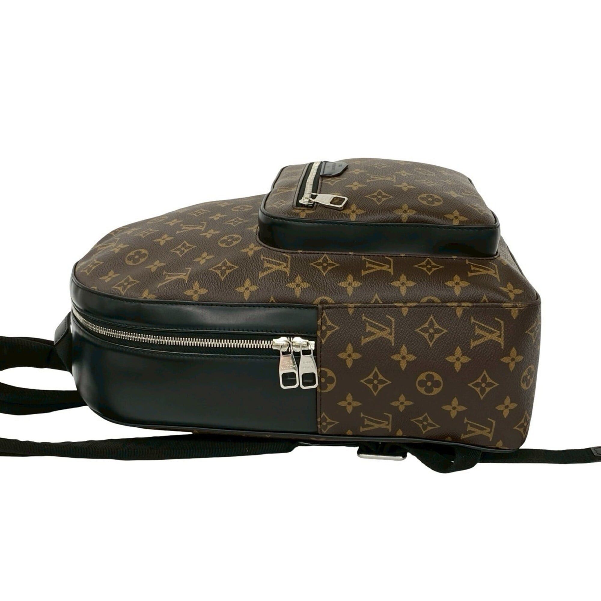 Louis Vuitton LOUIS VUITTON Josh Monogram Macassar Leather Backpack, Brown, 31373 Size ONE SIZE - 5 Thumbnail