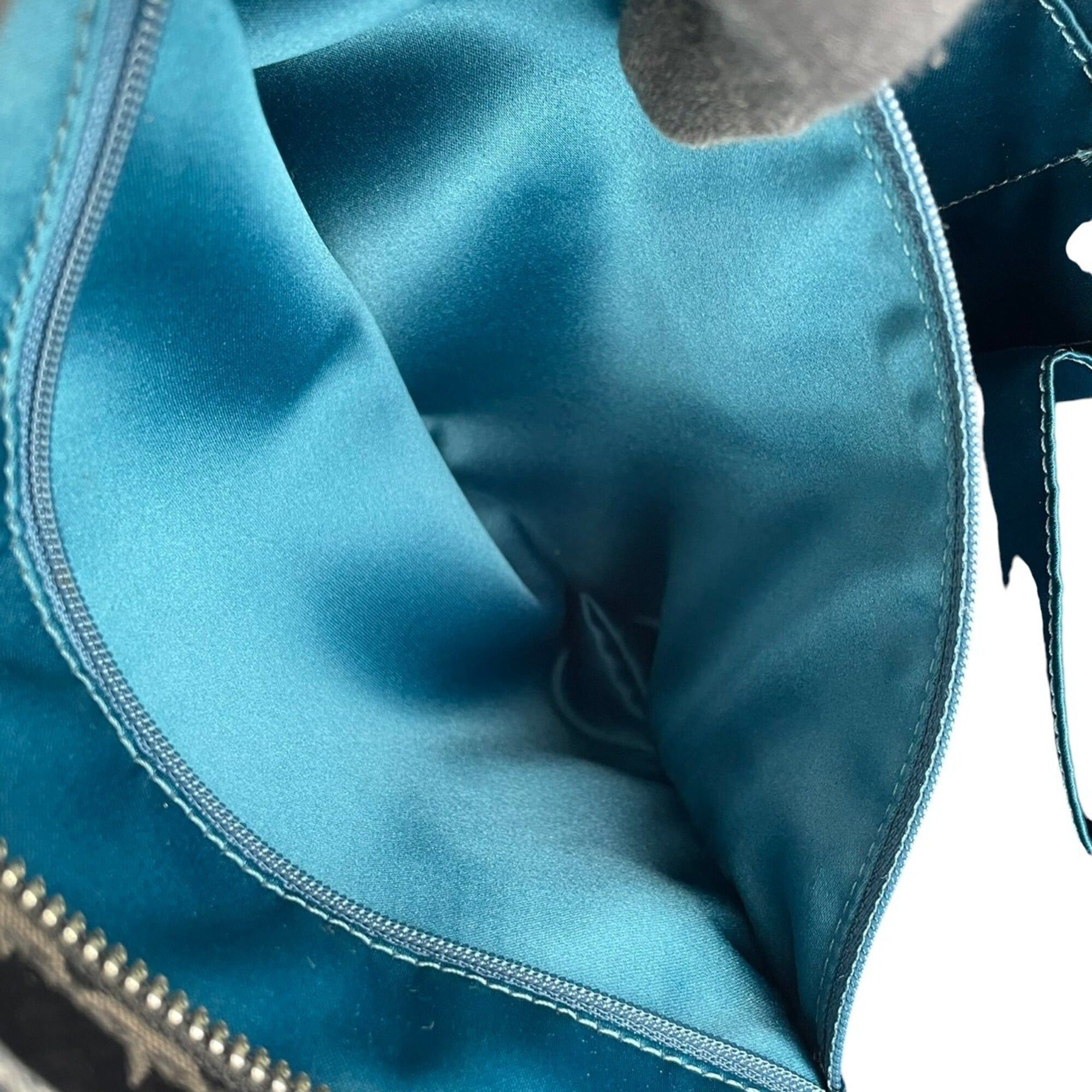 Coach tote bag, one-shoulder style, signature canvas and leather 