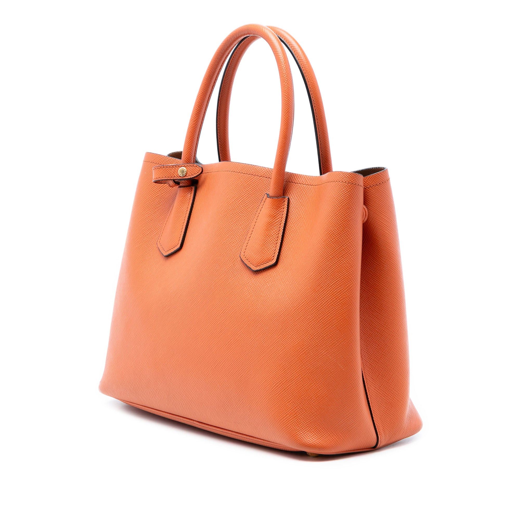 Prada Medium Saffiano Cuir Double Satchel Size ONE SIZE - 2 Thumbnail