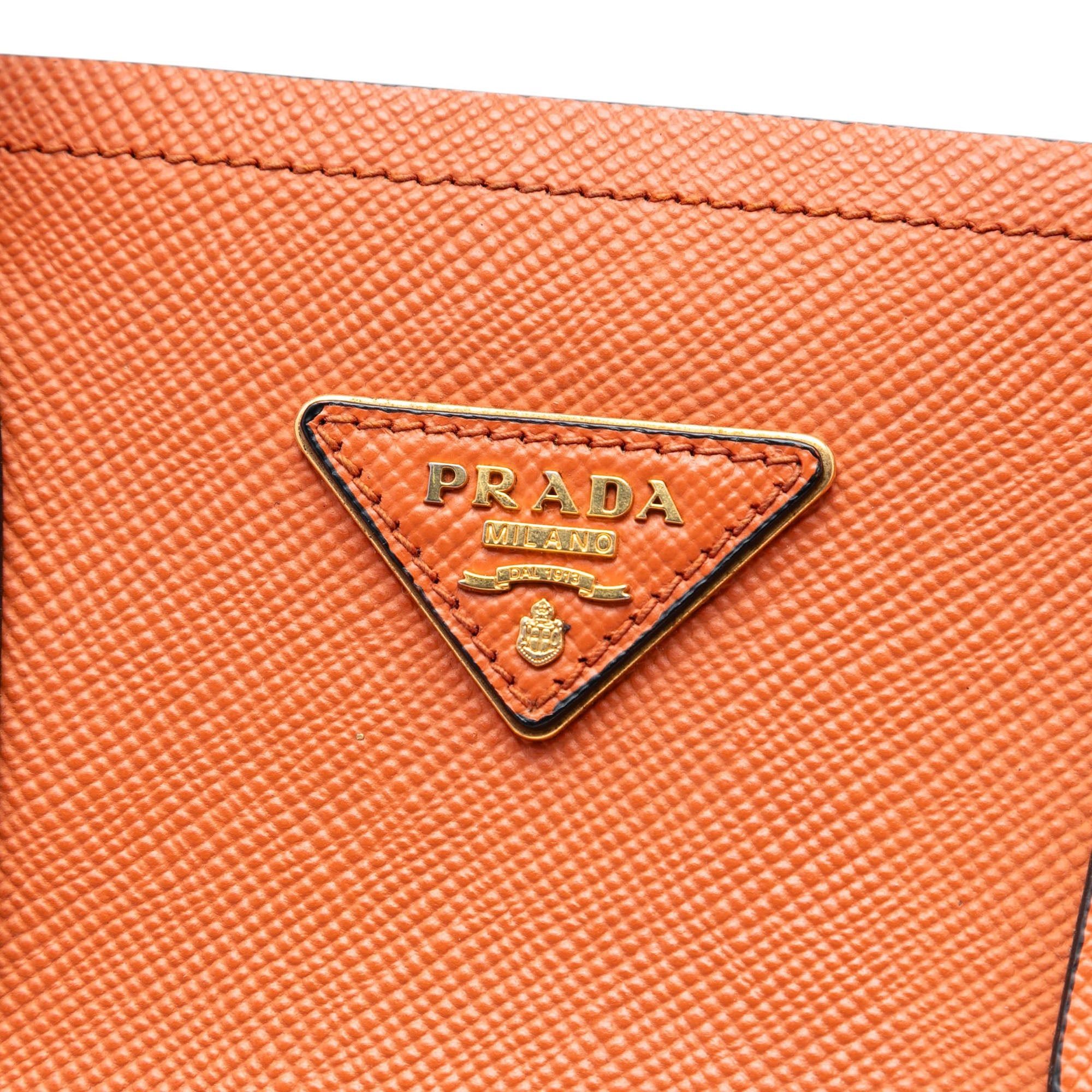Prada Medium Saffiano Cuir Double Satchel Size ONE SIZE - 5 Thumbnail