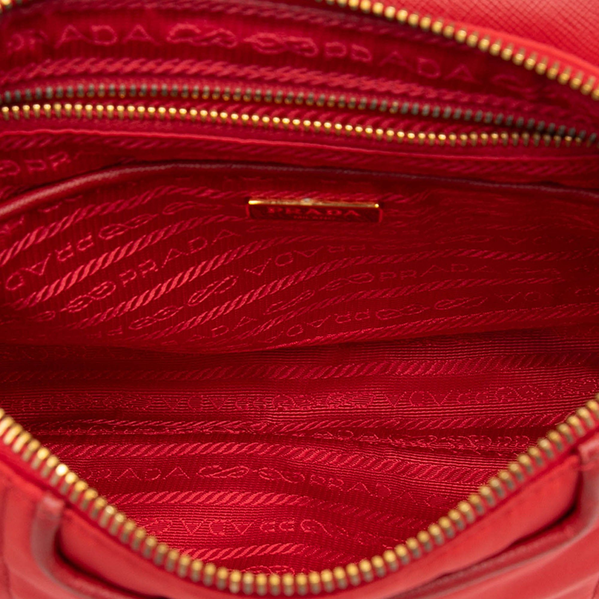 Prada Saffiano Trimmed Tessuto Crossbody Size ONE SIZE - 4 Thumbnail