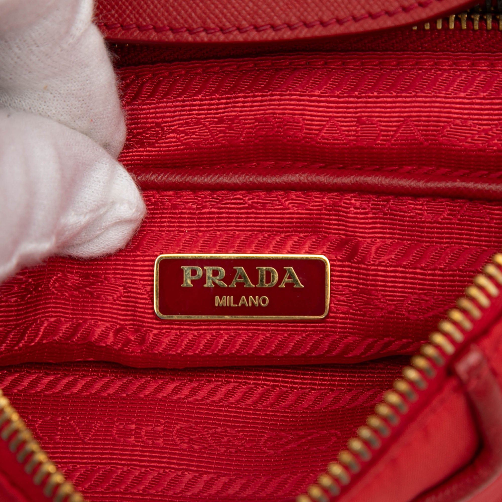 Prada Saffiano Trimmed Tessuto Crossbody Size ONE SIZE - 5 Thumbnail