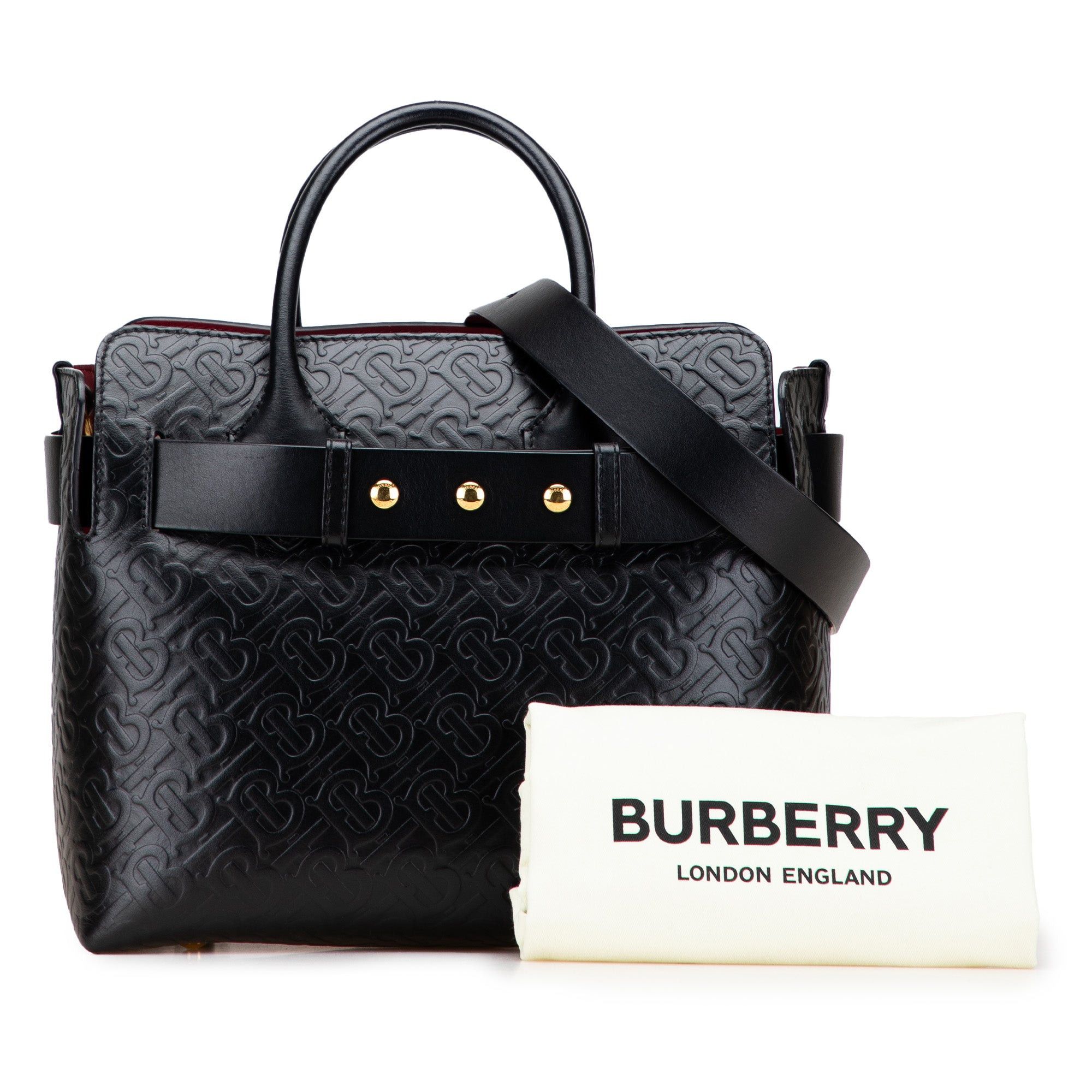Burberry Small TB Monogram Embossed Leather Belt Bag Size ONE SIZE - 10 Thumbnail