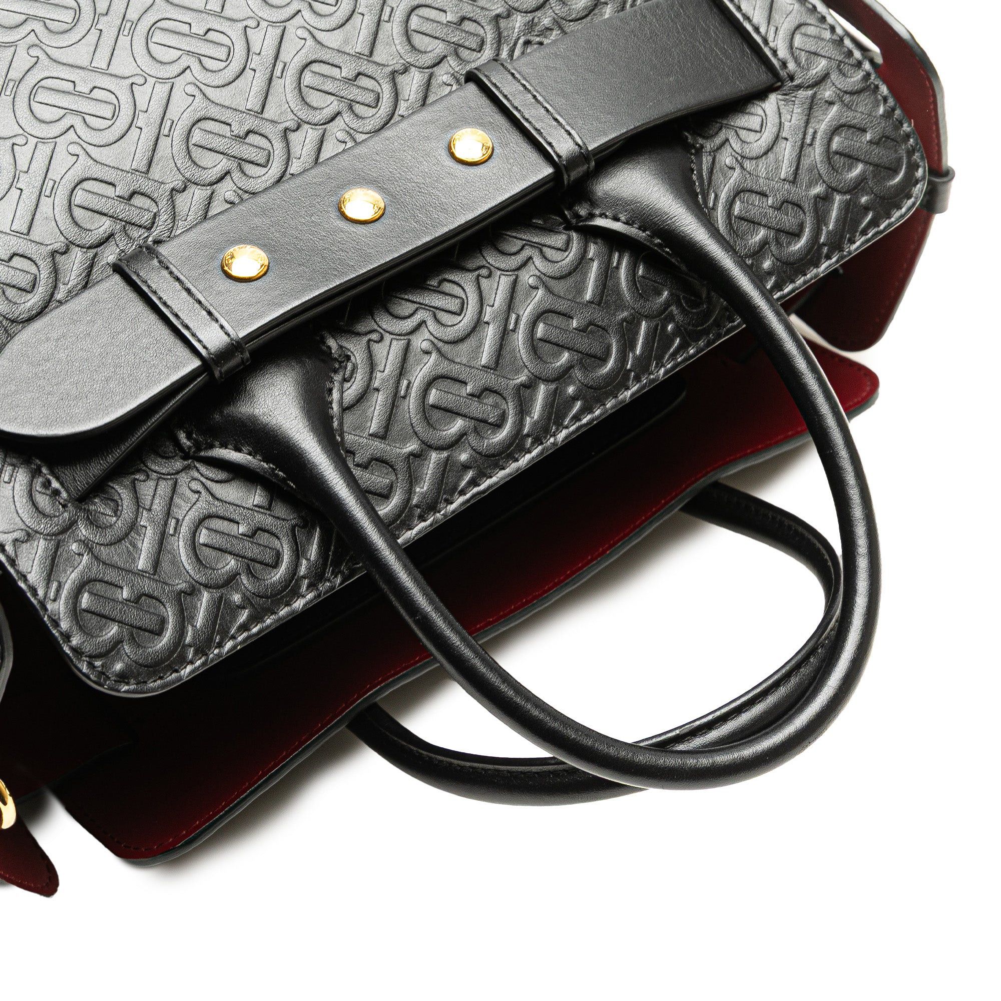 Burberry Small TB Monogram Embossed Leather Belt Bag Size ONE SIZE - 8 Thumbnail
