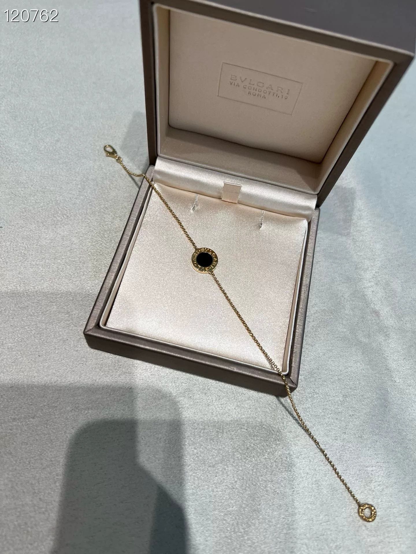 Bvlgari Bulgari Black Onyx Gold Bracelet Size ONE SIZE - 3 Thumbnail