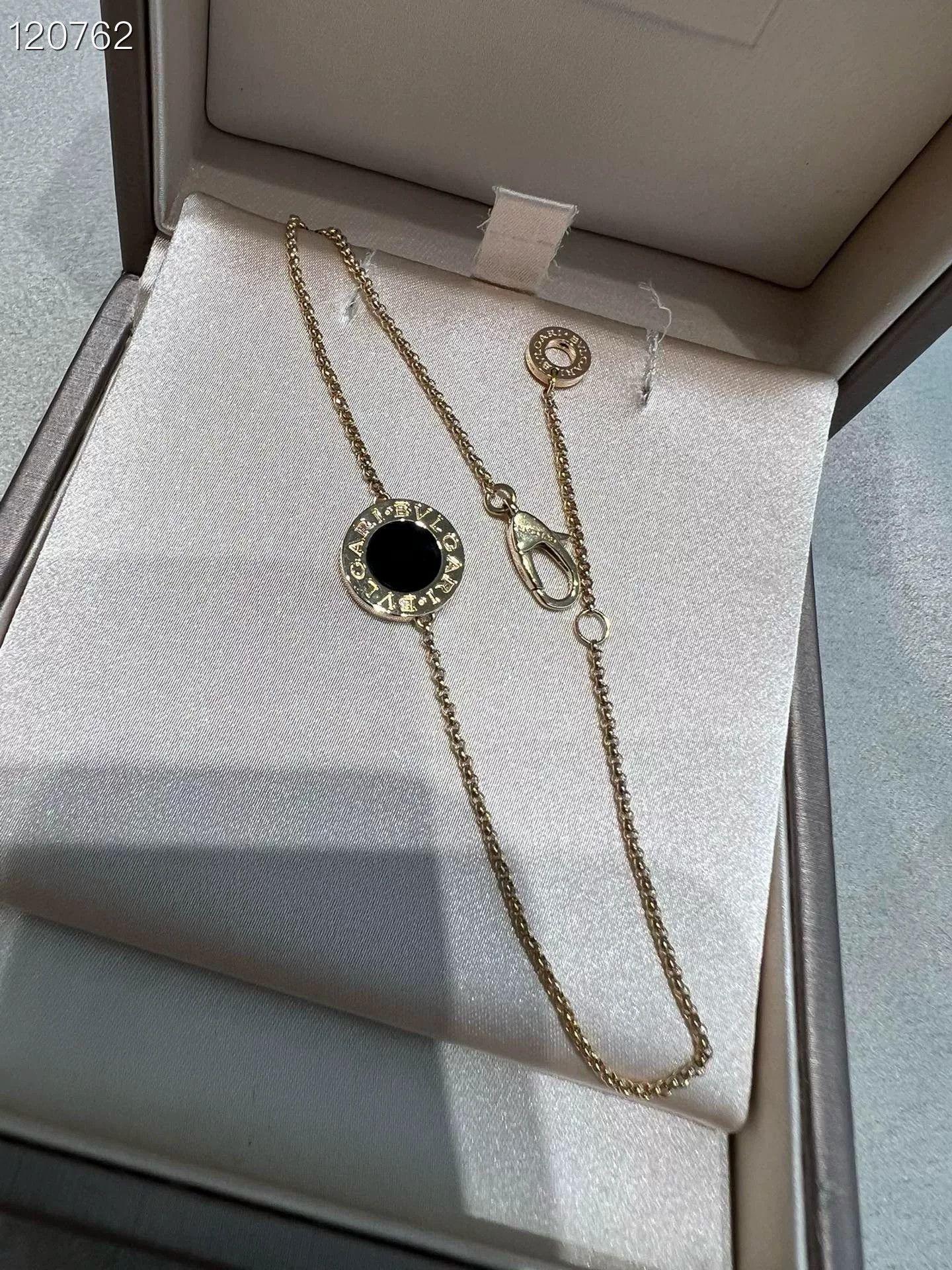 Bvlgari Bulgari Black Onyx Gold Bracelet Size ONE SIZE - 4 Thumbnail