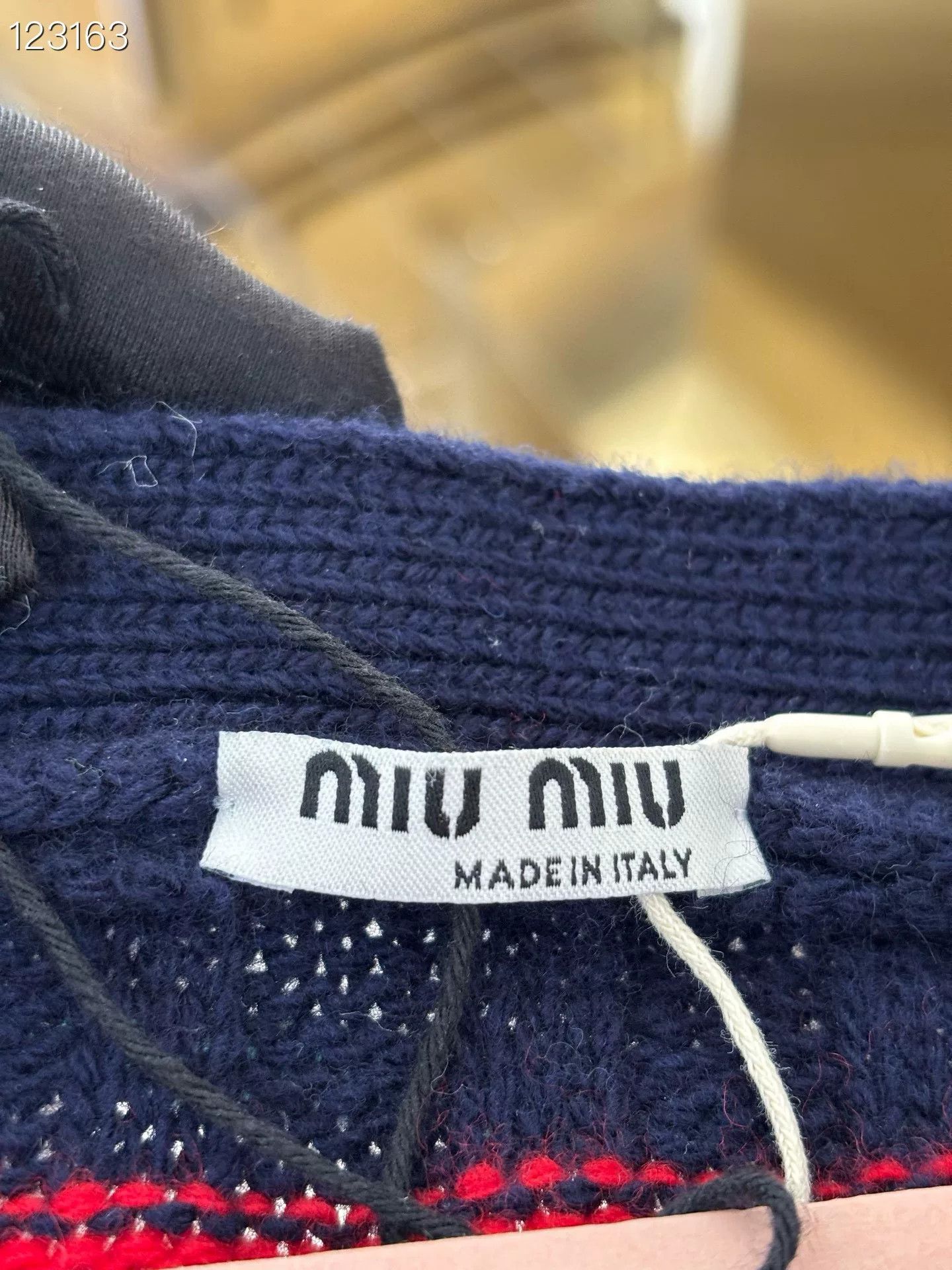 Miu Miu Miu Miu Logo Striped Colorblock Knit Cardigan Size XS / US 0-2 / IT 36-38 - 3 Thumbnail