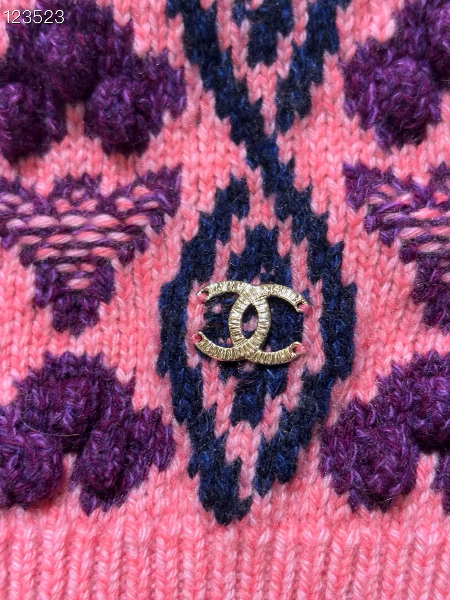 Chanel Chanel 22K Camellia Pink Knit Sweater Size XS / US 0-2 / IT 36-38 - 3 Thumbnail