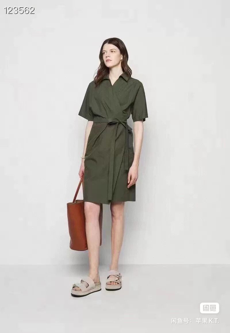 Weekend Max Mara Maxmara Weekend Belted Short-Sleeve Dress Size S / US 4 / IT 40 - 6 Thumbnail