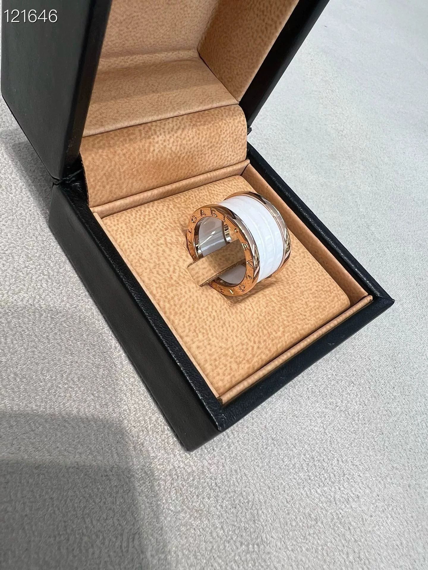 Bvlgari Bvlgari 100652C01 White Ceramic Ring Size ONE SIZE - 2 Thumbnail