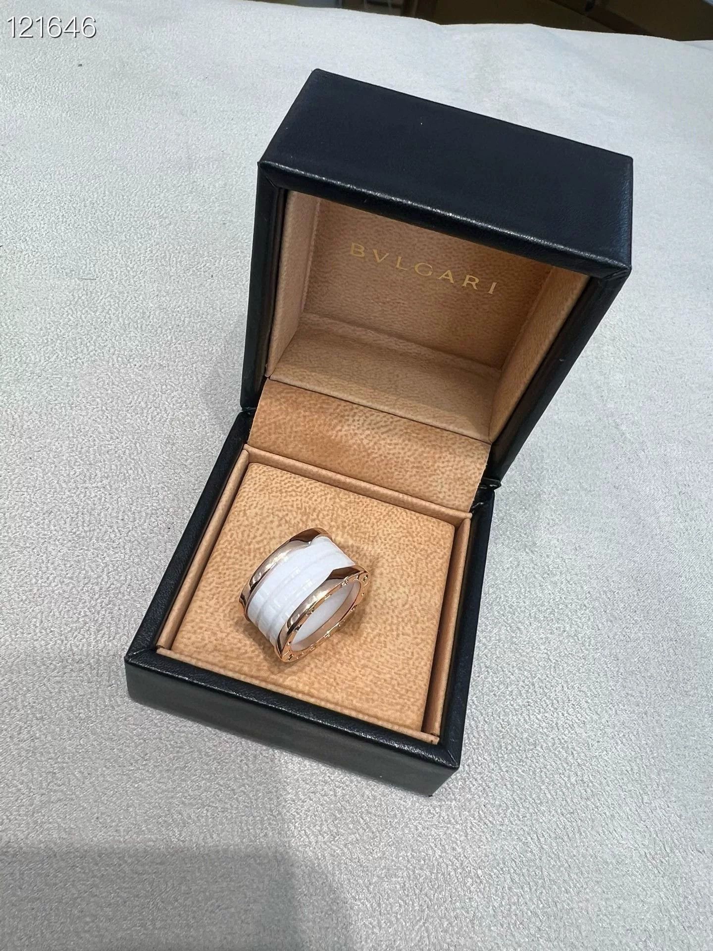 Bvlgari Bvlgari 100652C01 White Ceramic Ring Size ONE SIZE - 5 Thumbnail