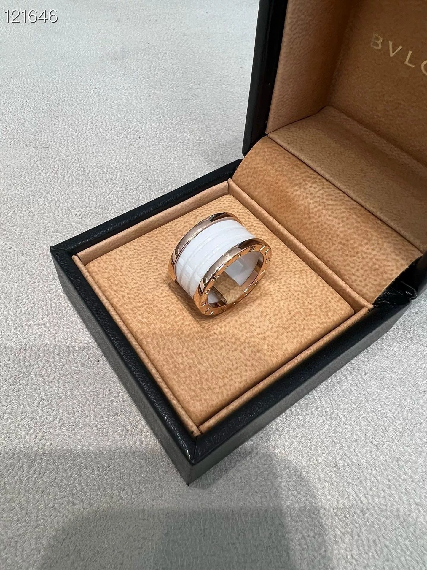 Bvlgari Bvlgari 100652C01 White Ceramic Ring Size ONE SIZE - 3 Thumbnail