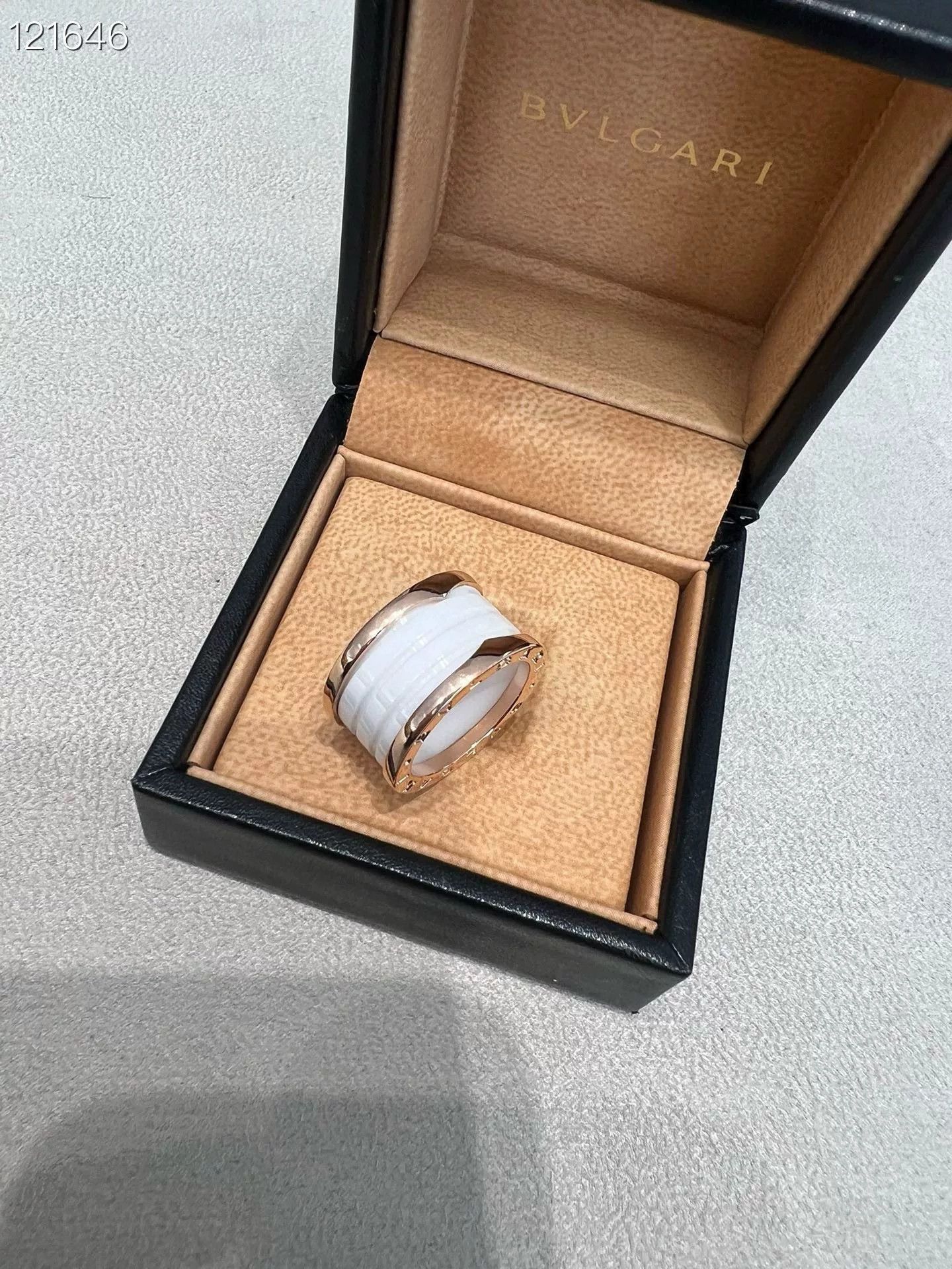 Bvlgari Bvlgari 100652C01 White Ceramic Ring Size ONE SIZE - 4 Thumbnail